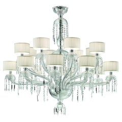 Murano blown Glass  Chandelier, Première Dame, Venetian Crystal by Barovier&Toso