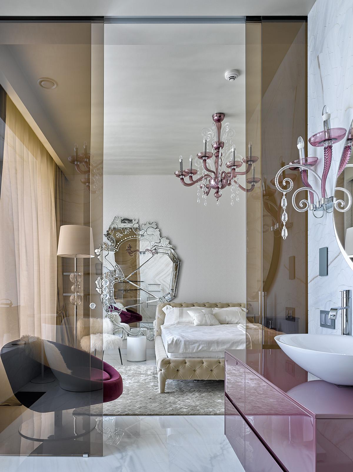 Murano Glass Chandelier, Olive Venetian Crystal, Taymyr In New Condition For Sale In Venice, IT