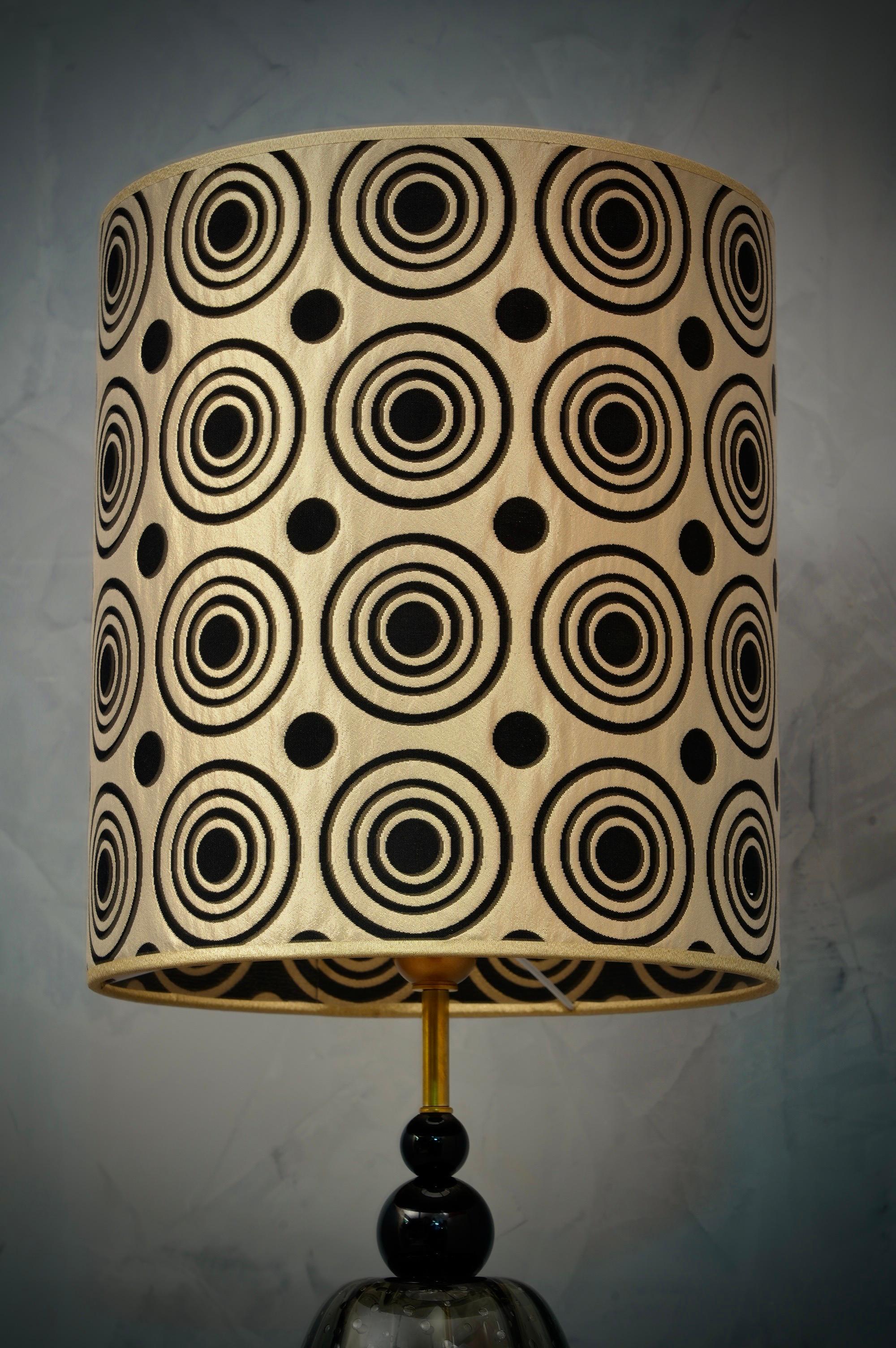 Late 20th Century Murano Blown Glass Midcentury Table Lamps, 1970 For Sale