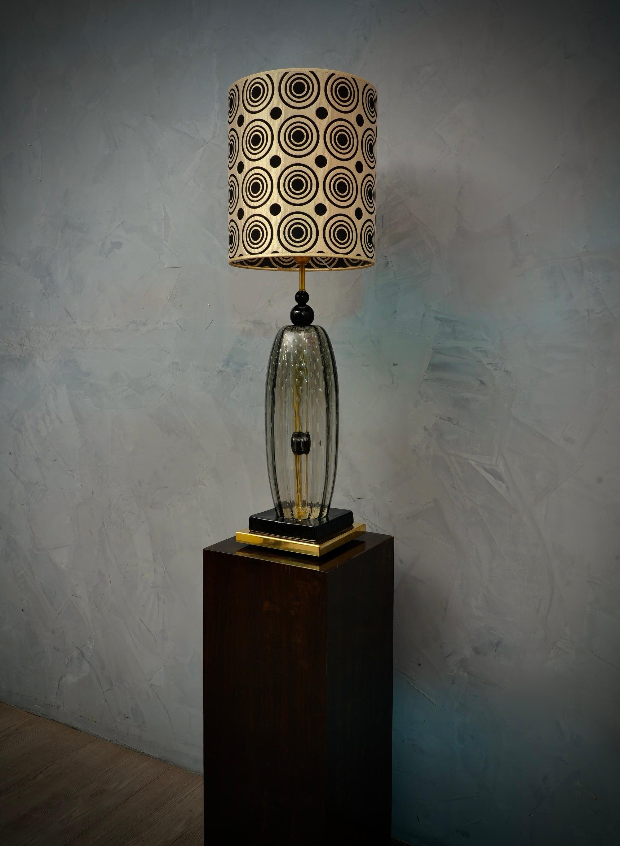 Lampes de table du milieu du siècle en verre soufflé de Murano, 1970 en vente 1