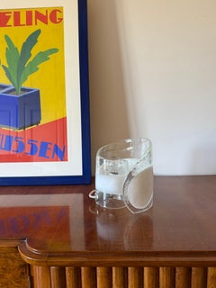 Lampe de table sculpturale en verre soufflé de Murano, La Murrina Italie 1970