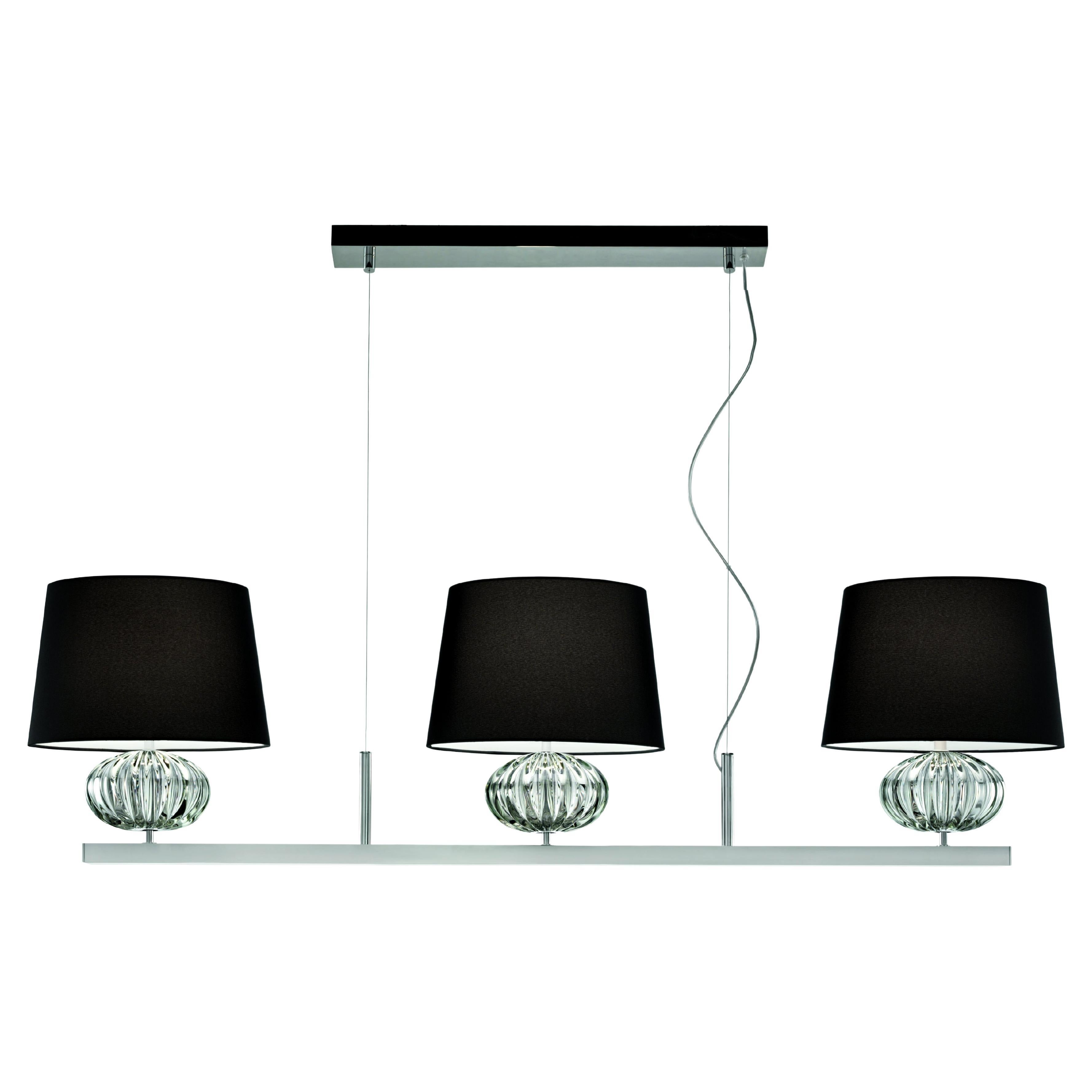 Murano Glass Suspension Lamp, Grey, Matrioska For Sale