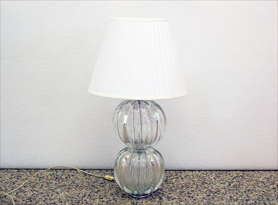 Murano Glass Murano Blown Glass Table Lamp, 1970s For Sale