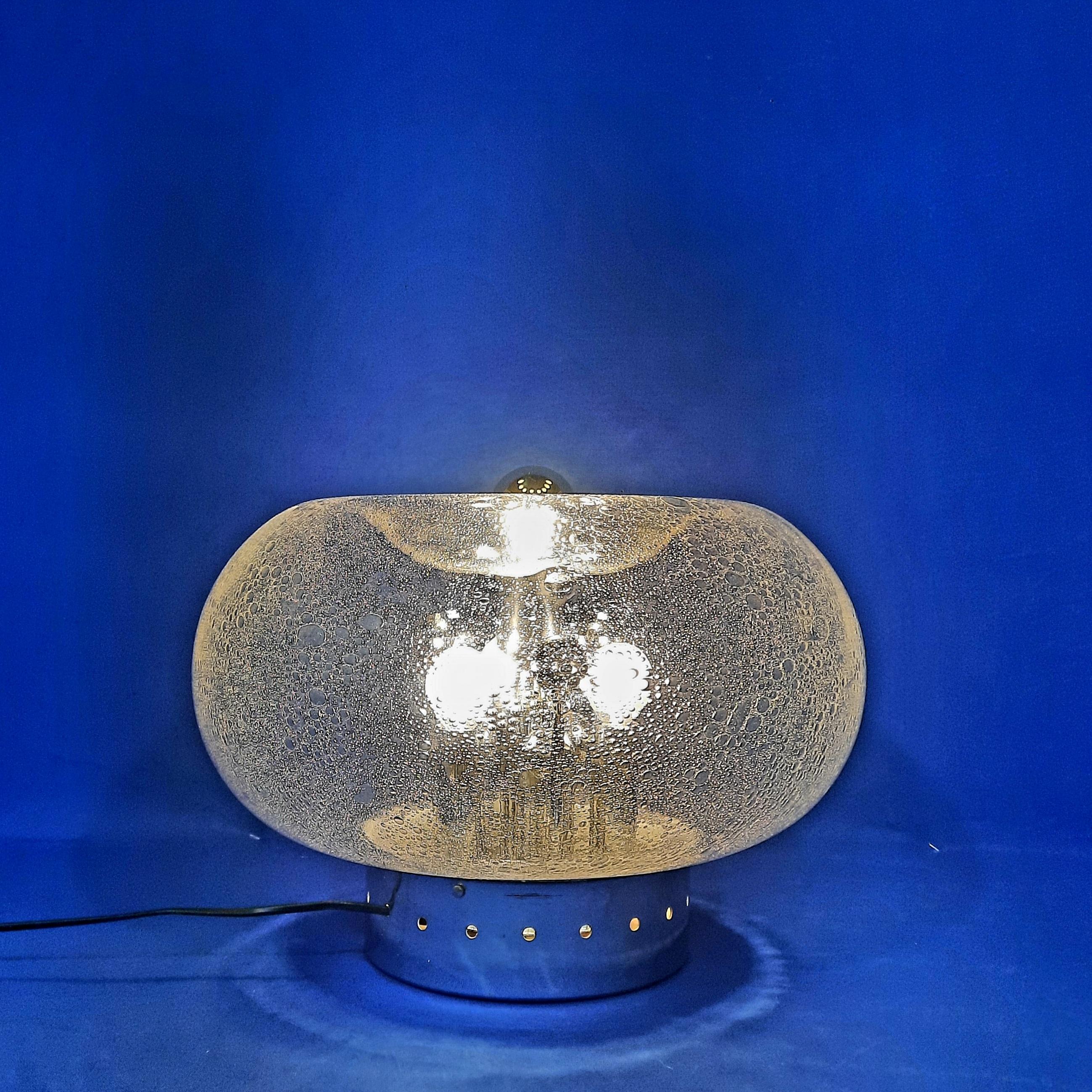Murano blown glass table lamp, Circa 1965 12