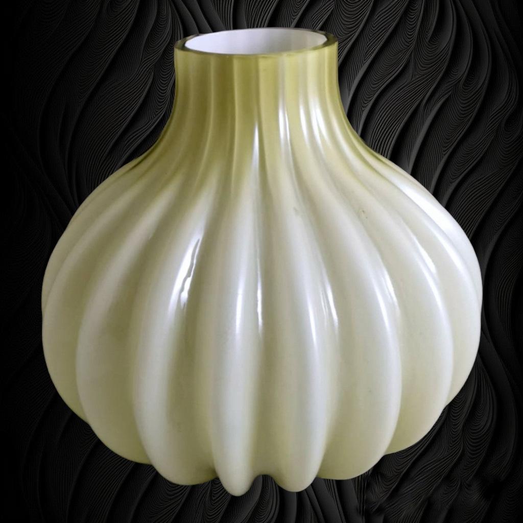 Mid-Century Modern Murano Blown Glass Vase and 