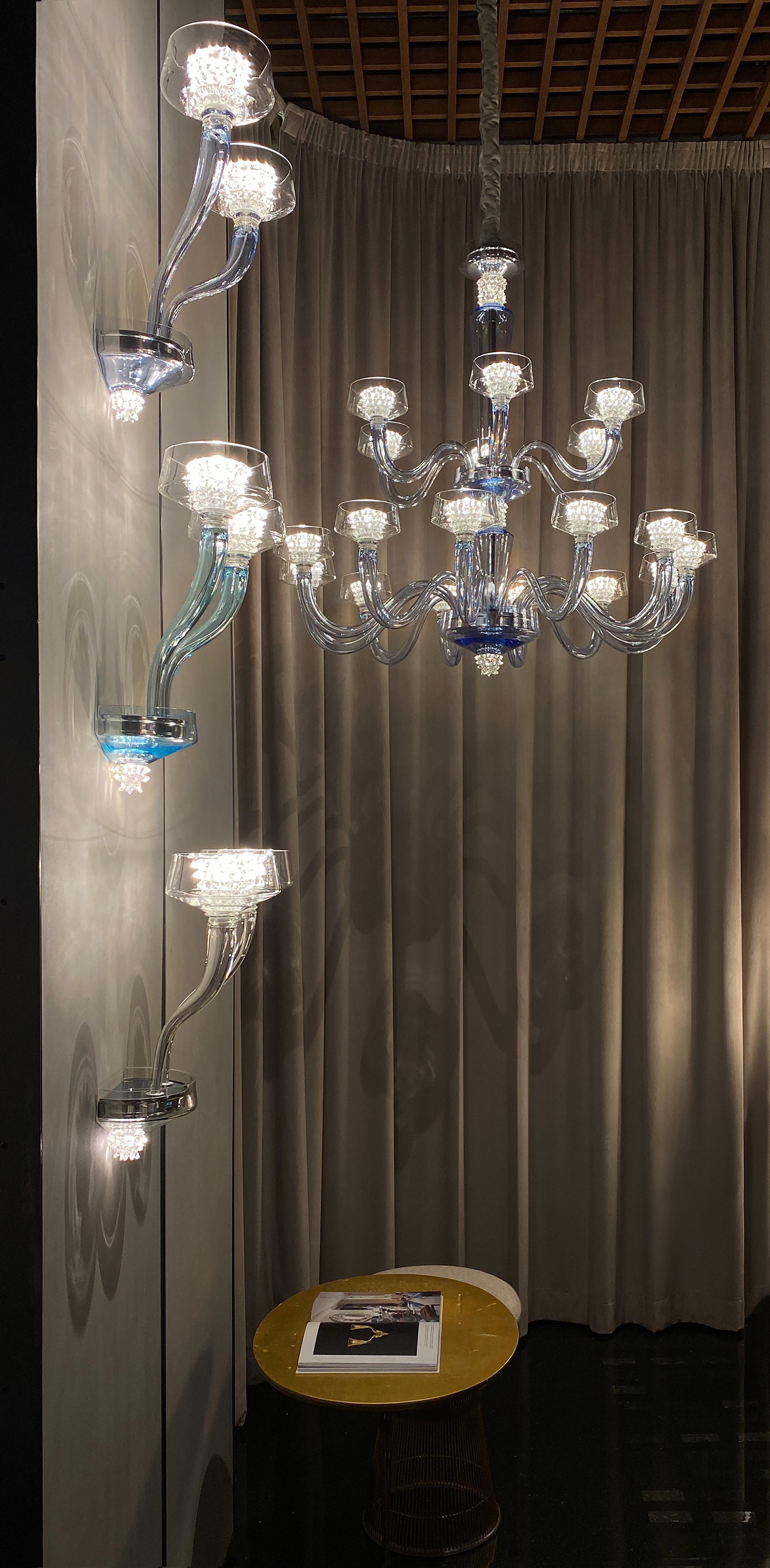 Aplique de Cristal Soplado de Murano, Cristal Veneciano Italiano en venta