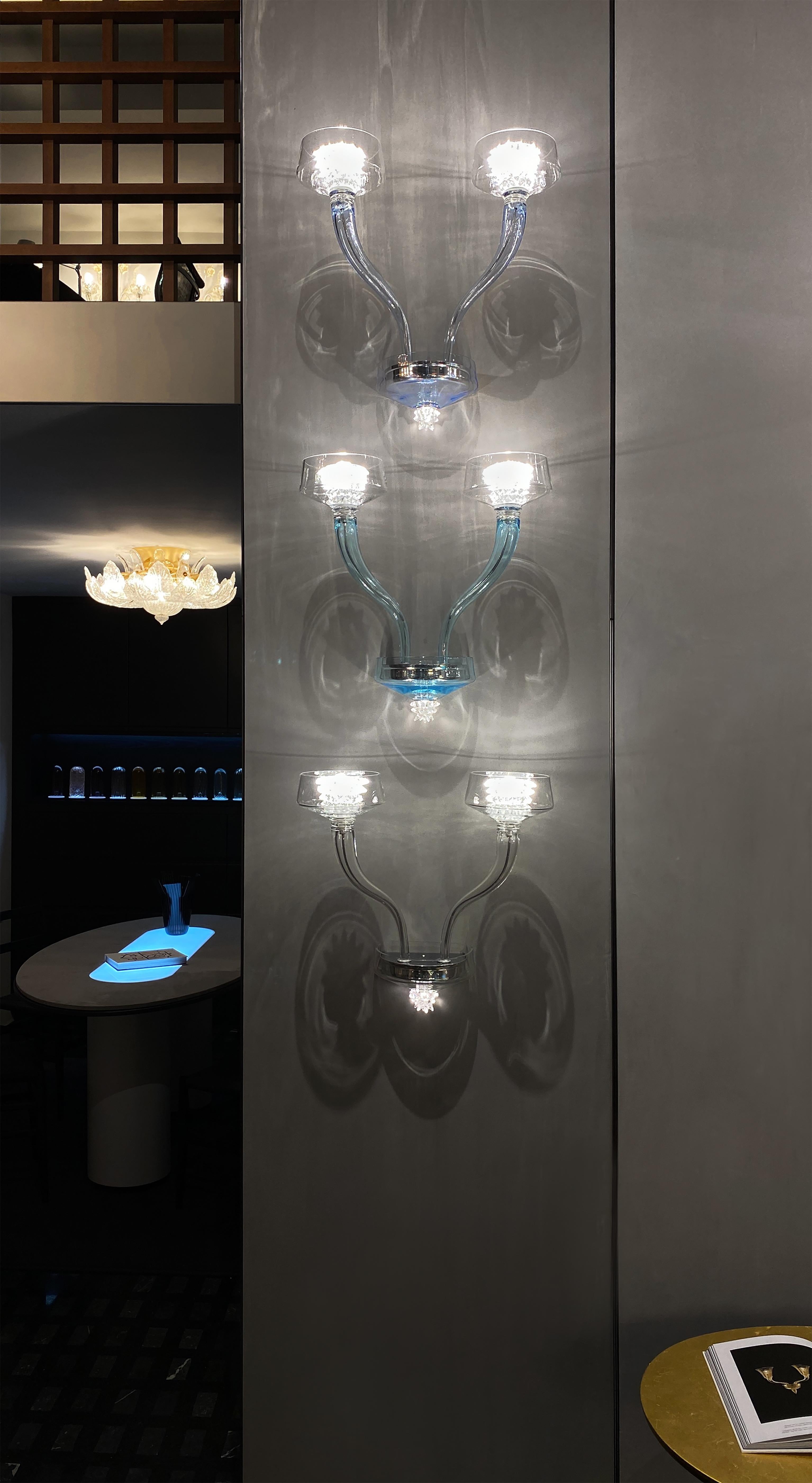 Aplique de Cristal Soplado de Murano, Cristal Veneciano en Nuevo estado para la venta en Venice, IT