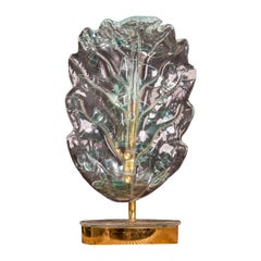 Muranoglas-Tischlampe aus blauem Glas, 1970