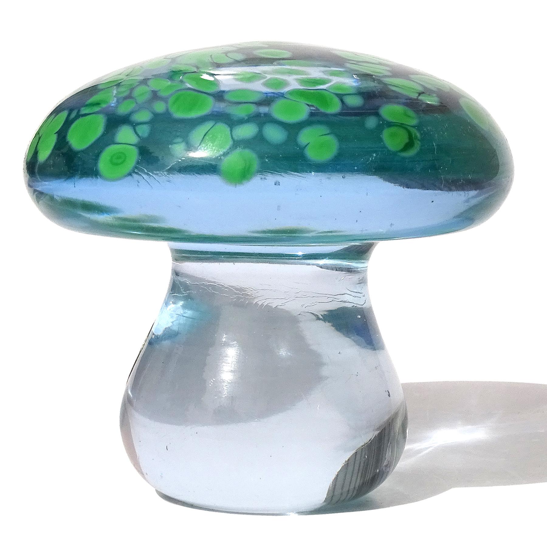 murano mushroom paperweight