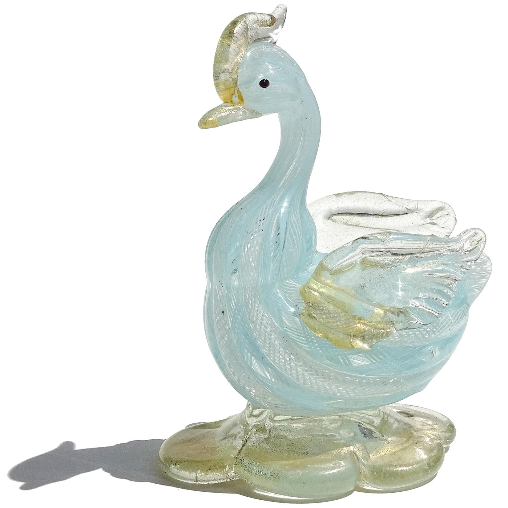 glass duck figurine