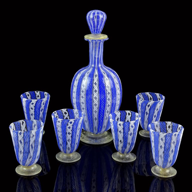Ziller Murano Glass Pen Gift Set, Blue