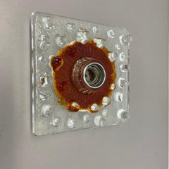 Murano Bubble Glass Mazzega Style Wall Light by Sölken Lights, Germany, 1970s
