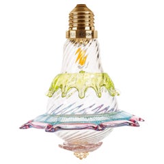 Murano Bulb - Hand-blown warm white dimmable light fixture lightbulb - CARLOTTA