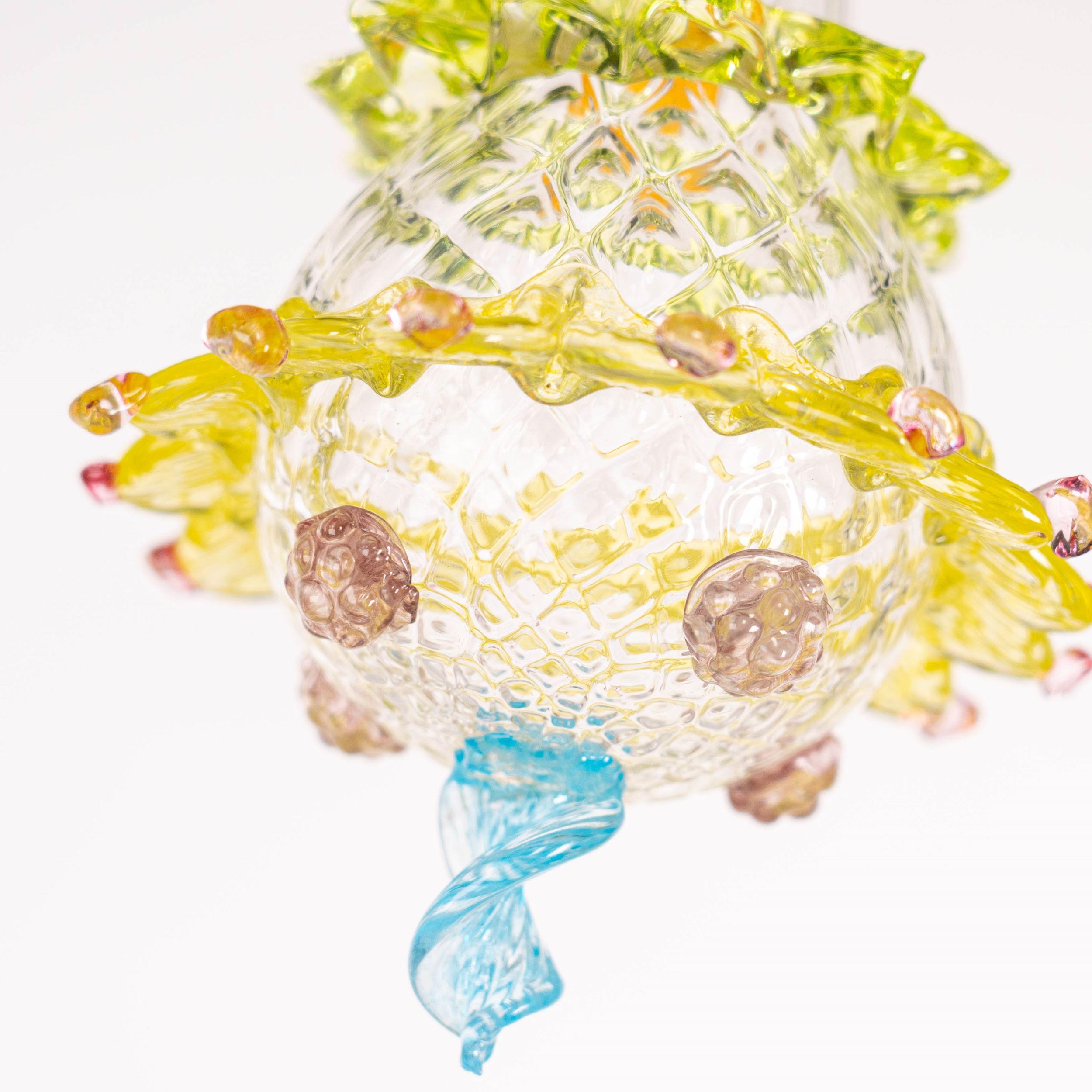 Modern Murano Bulb - Hand-blown warm white dimmable hand-blown light fixture - FELICITA For Sale