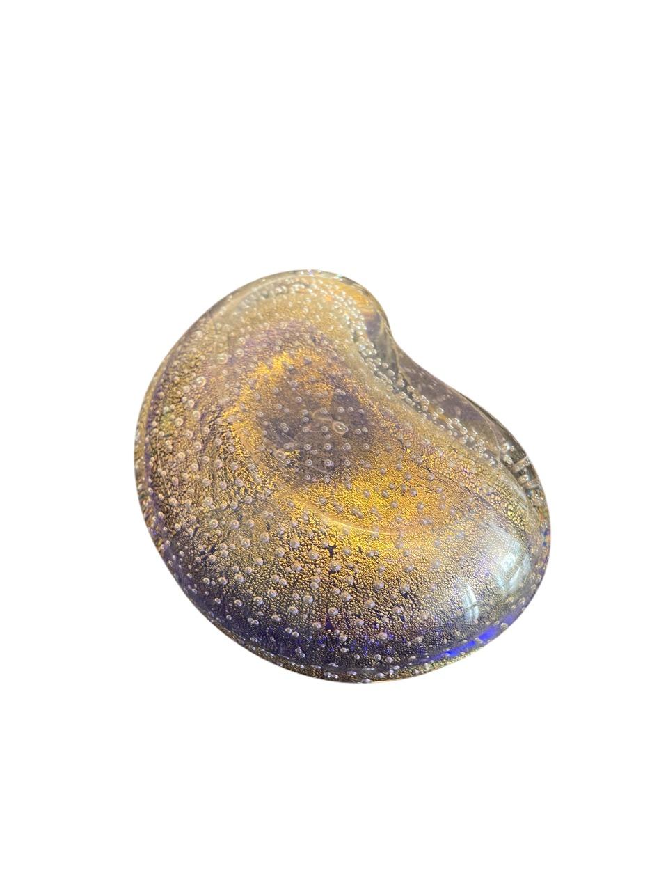 Vetro di Murano Ciotola in vetro di Murano Bullicante di Seguso Vetri d'Arte, anni '50 in vendita