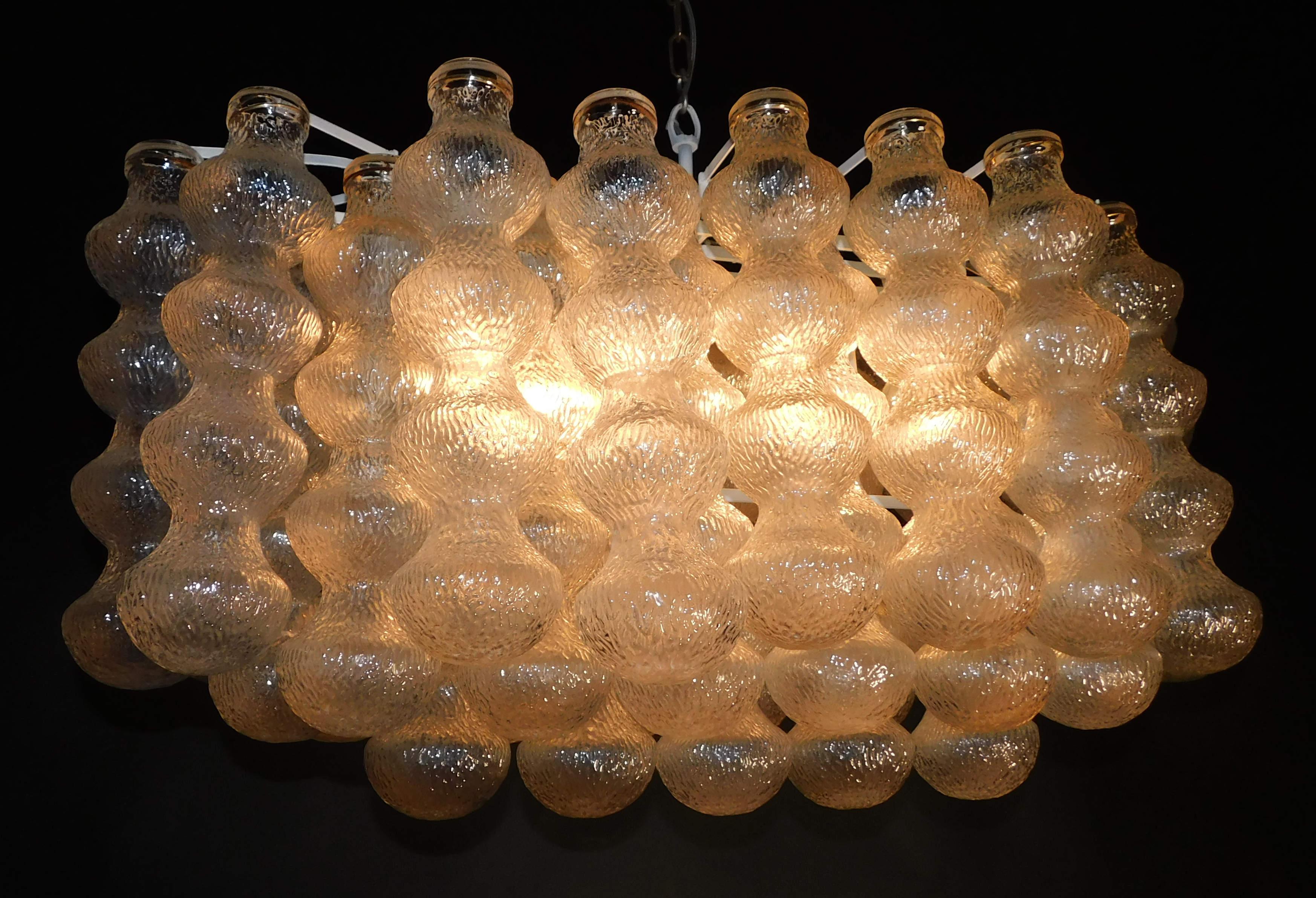 Lampadario Bussolotti di Murano di Seguso in vendita 3