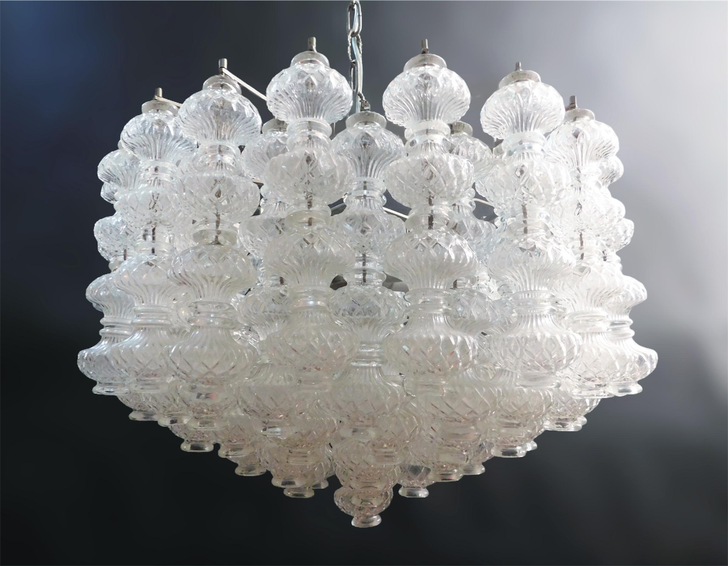Lámpara Bussolotti de Murano de Seguso Italiano en venta