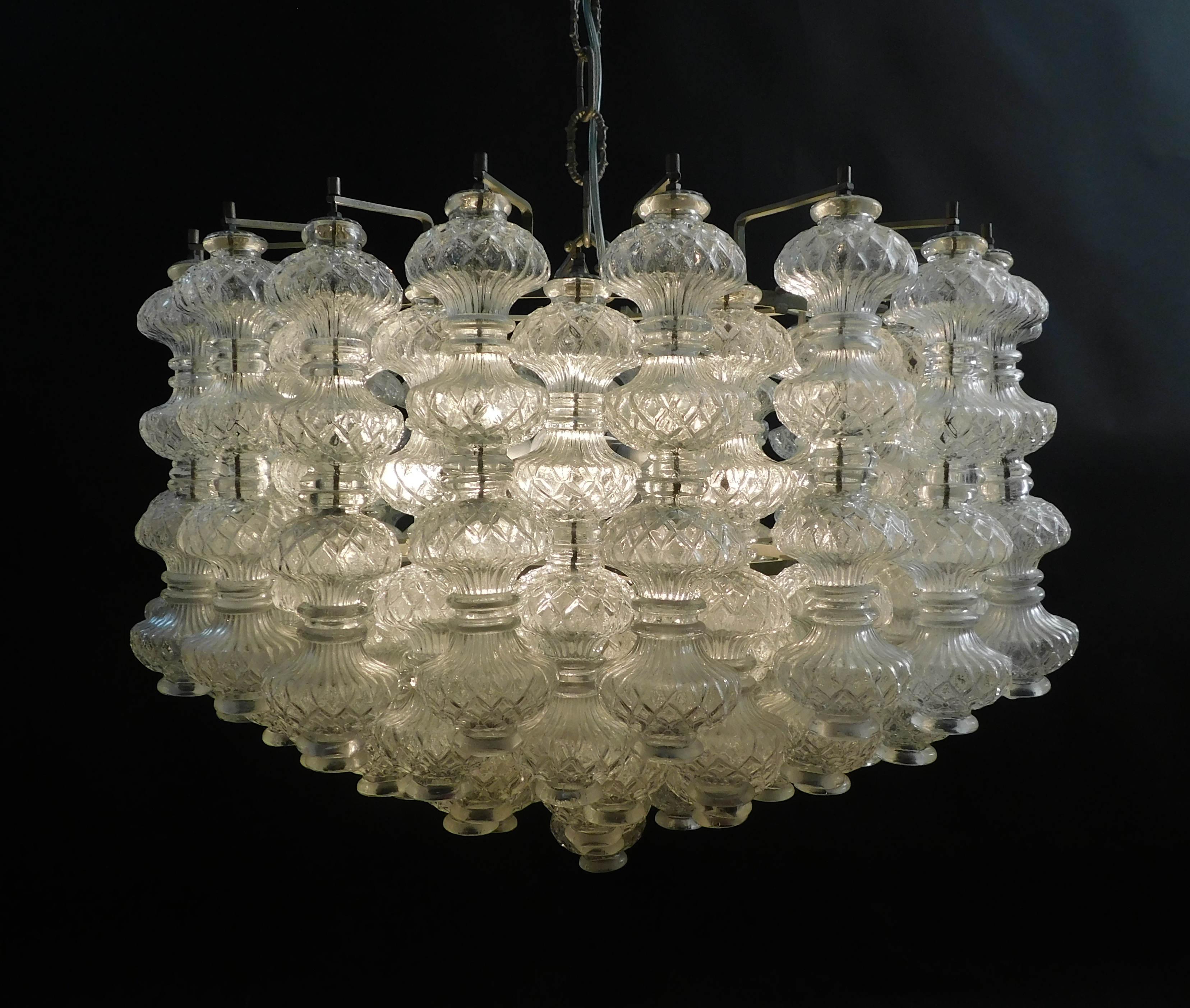 Lámpara Bussolotti de Murano de Seguso en venta 1