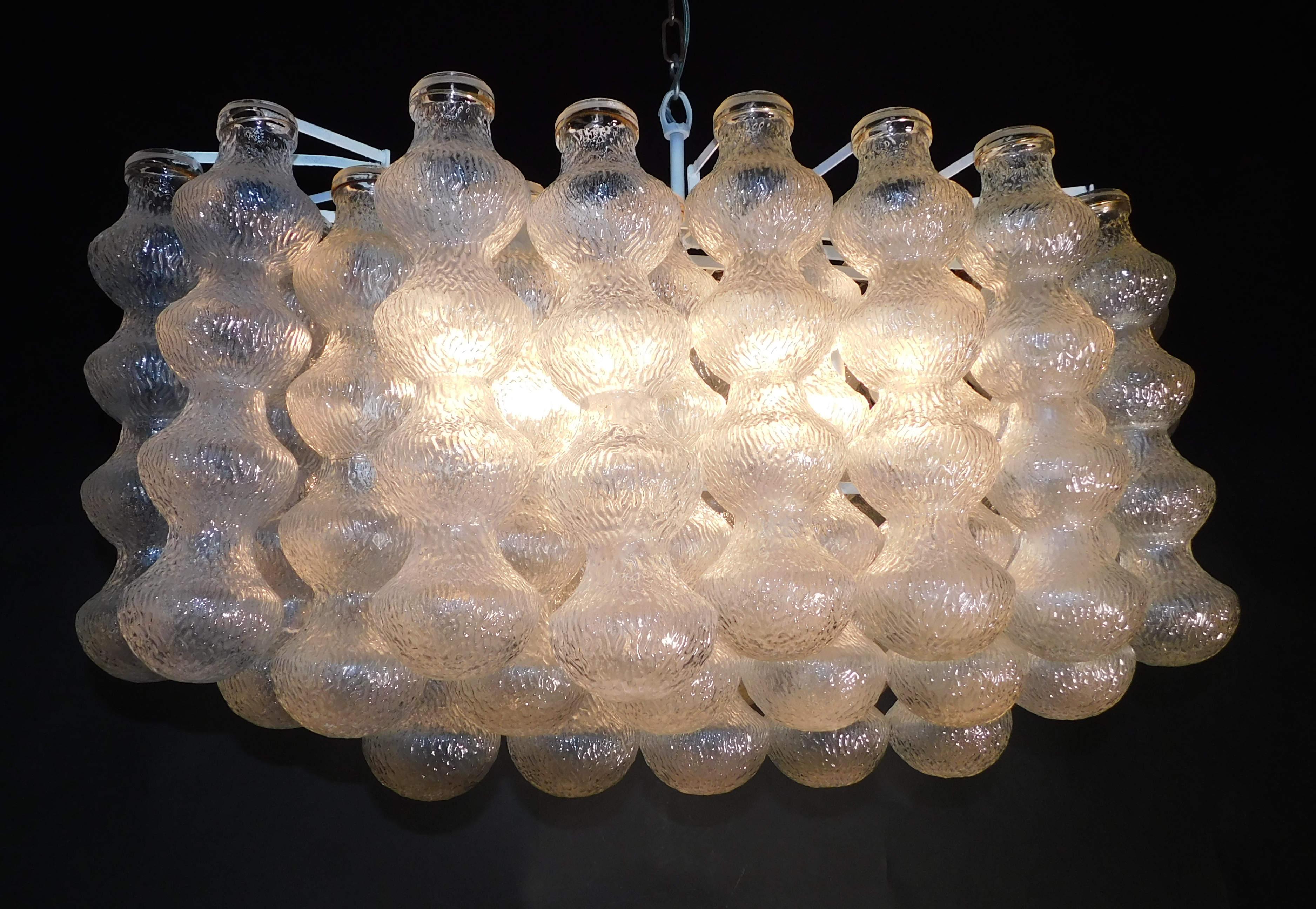 Lampadario Bussolotti di Murano di Seguso in vendita 1