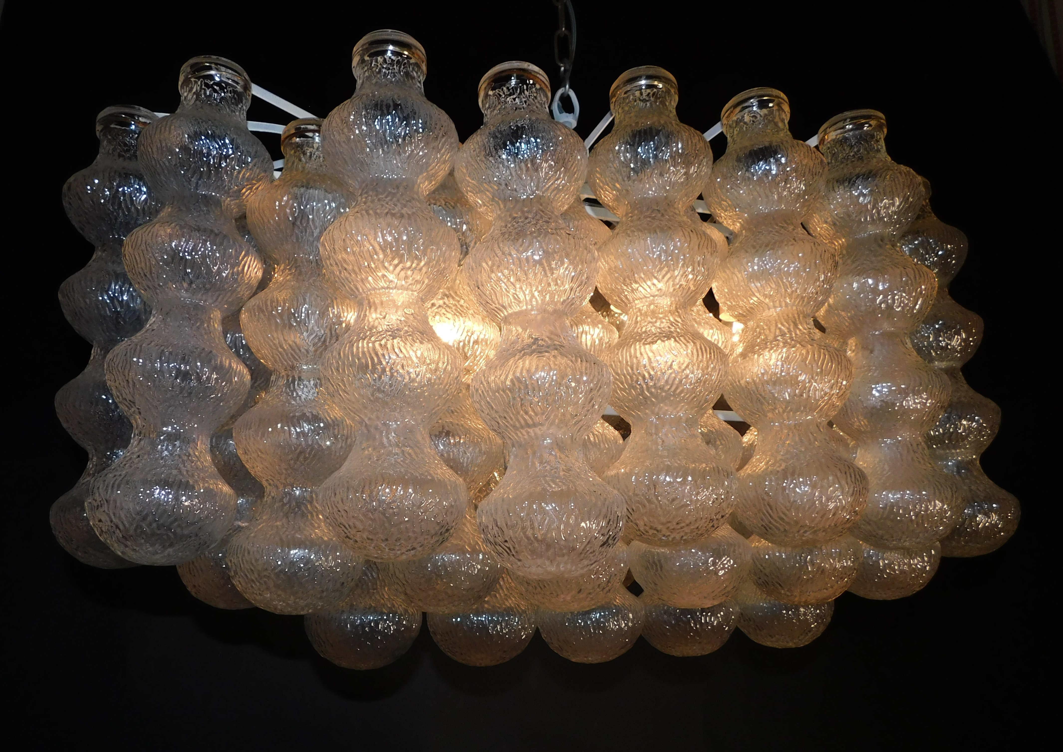 Lampadario Bussolotti di Murano di Seguso in vendita 2