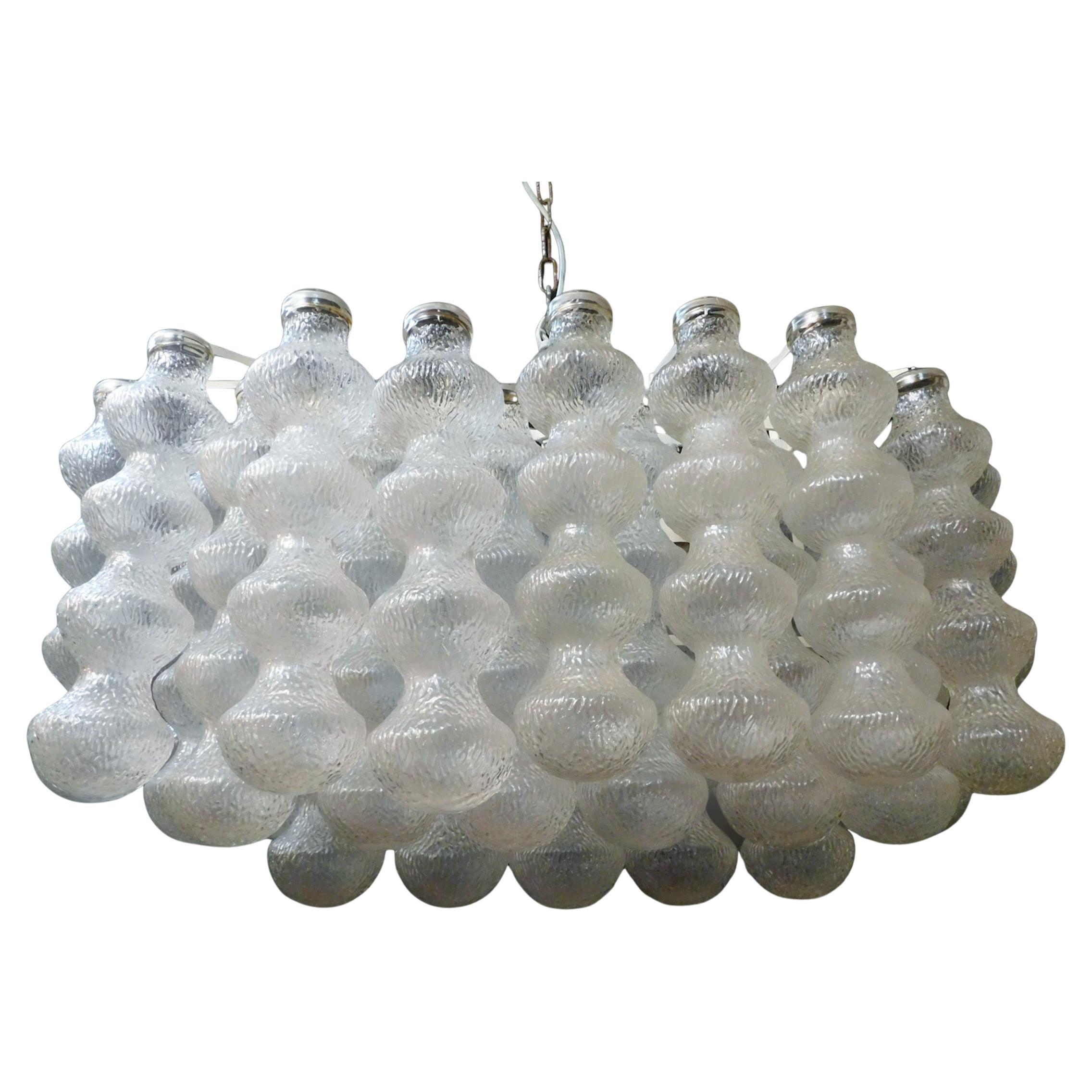 Lustre Bussolotti en Murano par Seguso