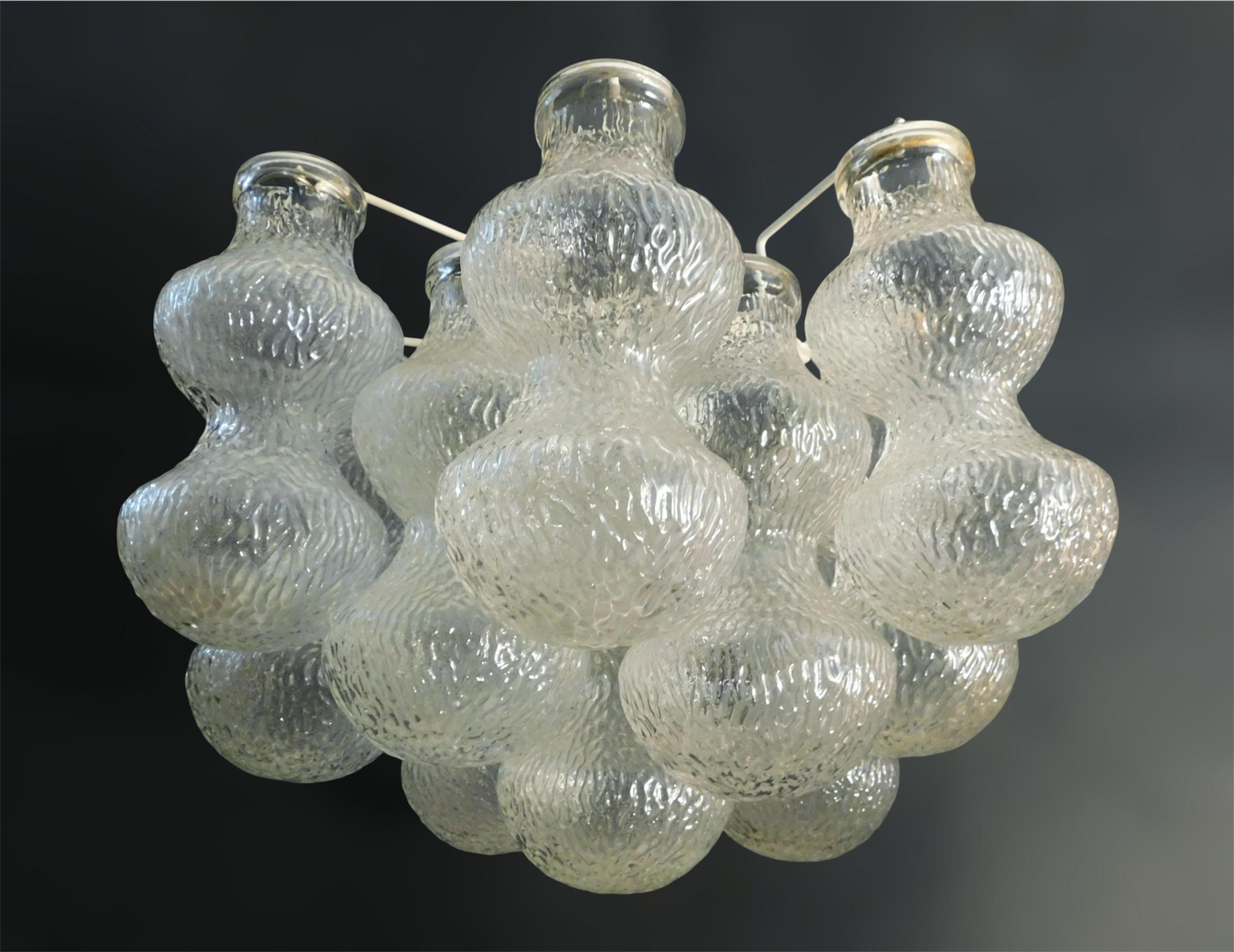 Mid-Century moderno Sconce Bussolotti di Murano di Seguso in vendita