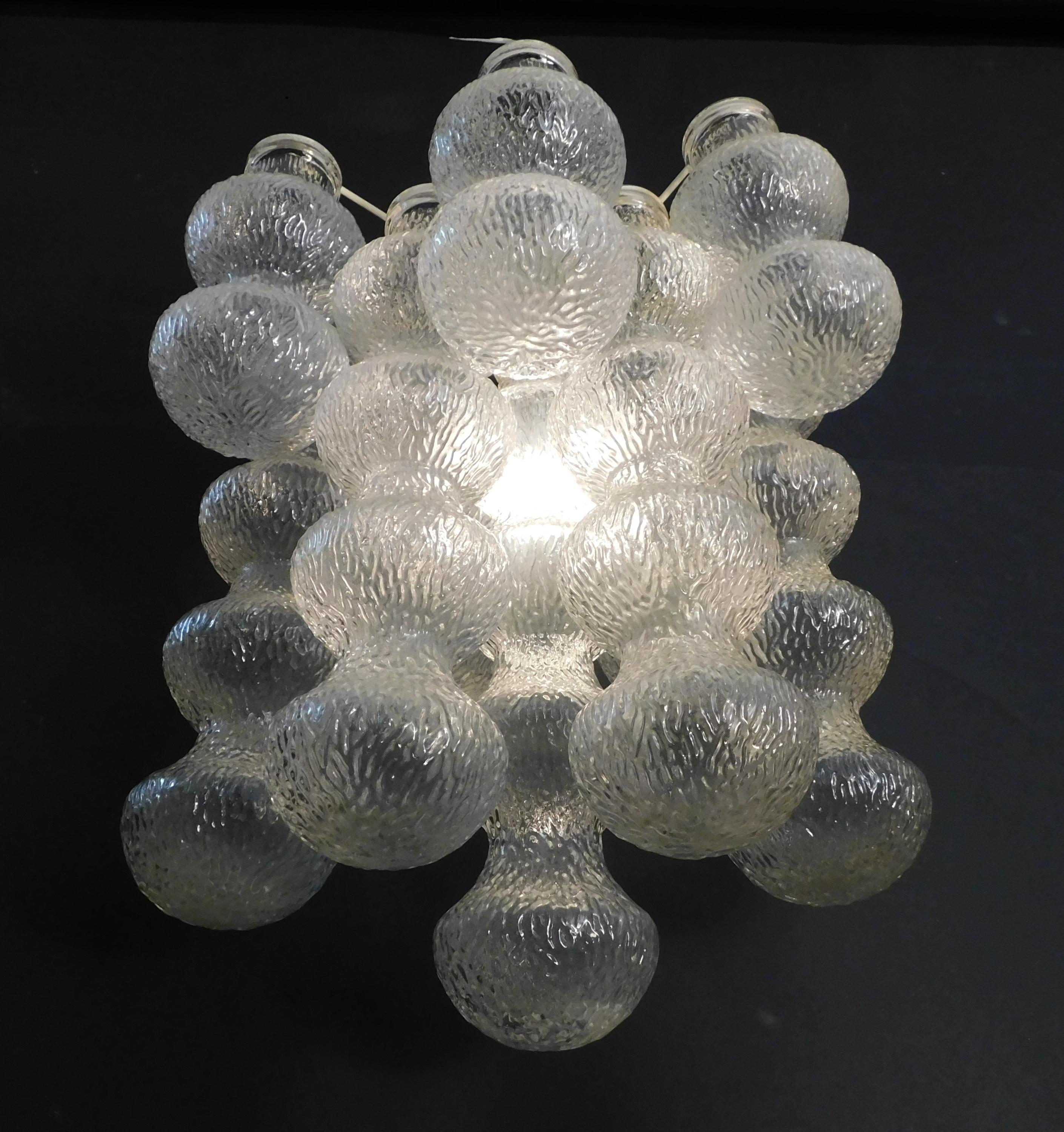 Verre de Murano Applique Murano Bussolotti par Seguso en vente