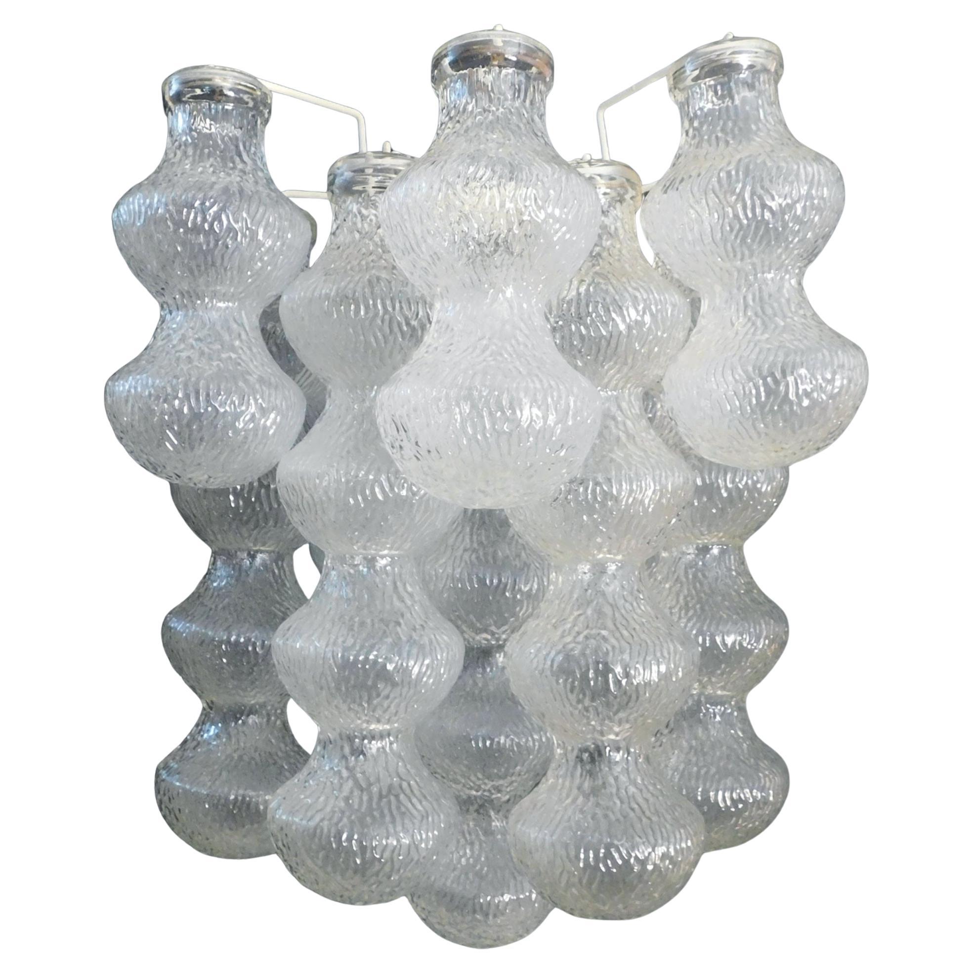 Applique Murano Bussolotti par Seguso en vente