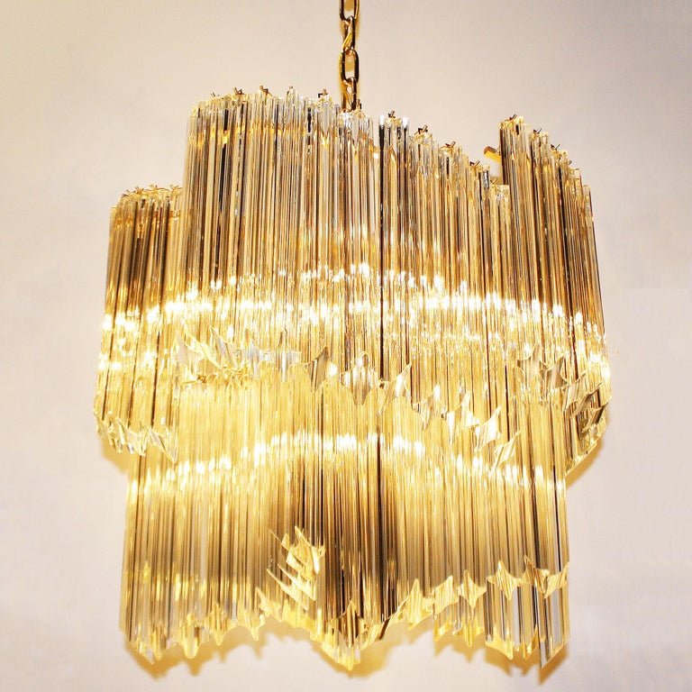 Murano Camer Venini Chandelier, circa 1970 at 1stDibs