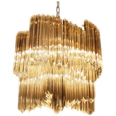 Murano Camer Venini Chandelier, circa 1970