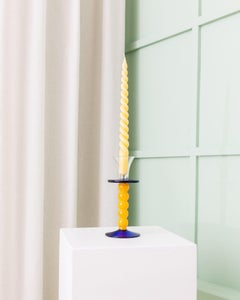 Murano Candleholder Postmodern Memphis Milano Design, 1980s