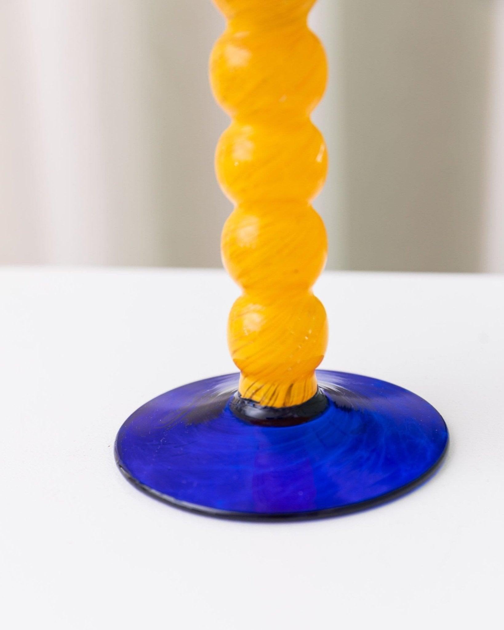 Portacandele di Murano Postmoderno Memphis Milano Design, anni '80 In condizioni buone in vendita a Montecalvoli, IT