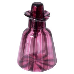 Murano CANNE a FACE Bottle / Decanter Attributed to Fulvio Bianconi