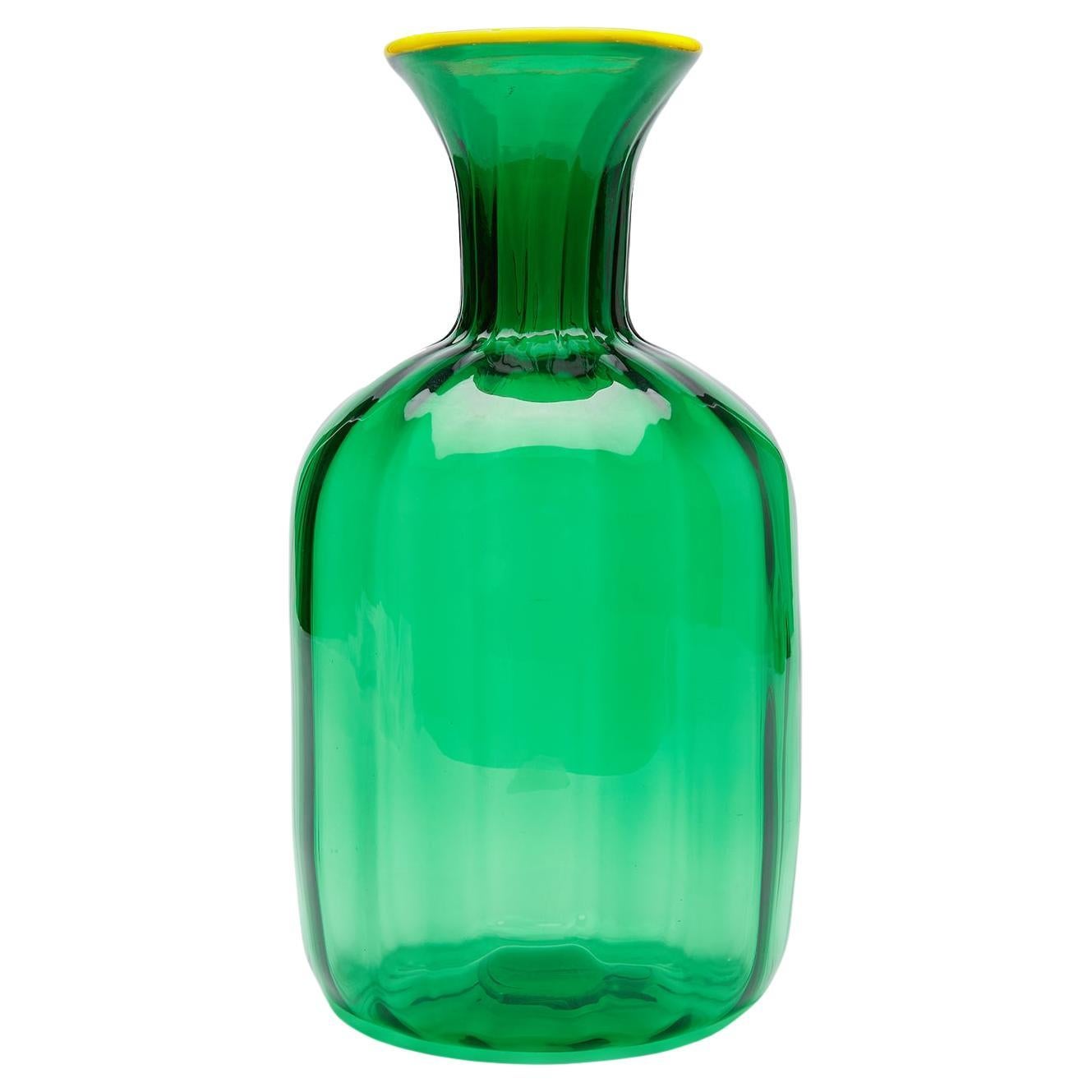 Murano Carafe Green by La DoubleJ, Murano Glass, Made in Italy For Sale