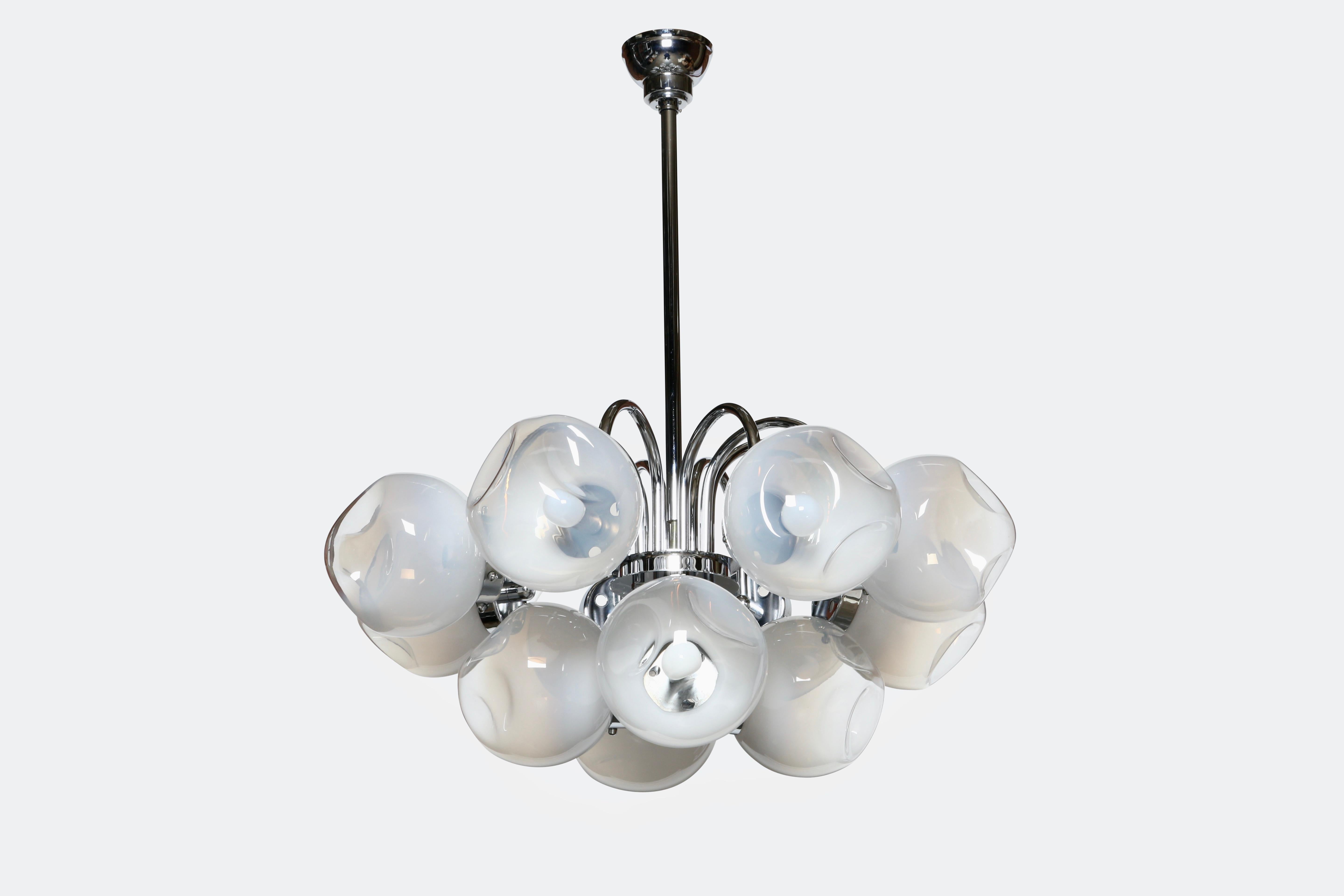 Lámpara de Murano Carlo Nason, Italia circa 1960s en venta 8
