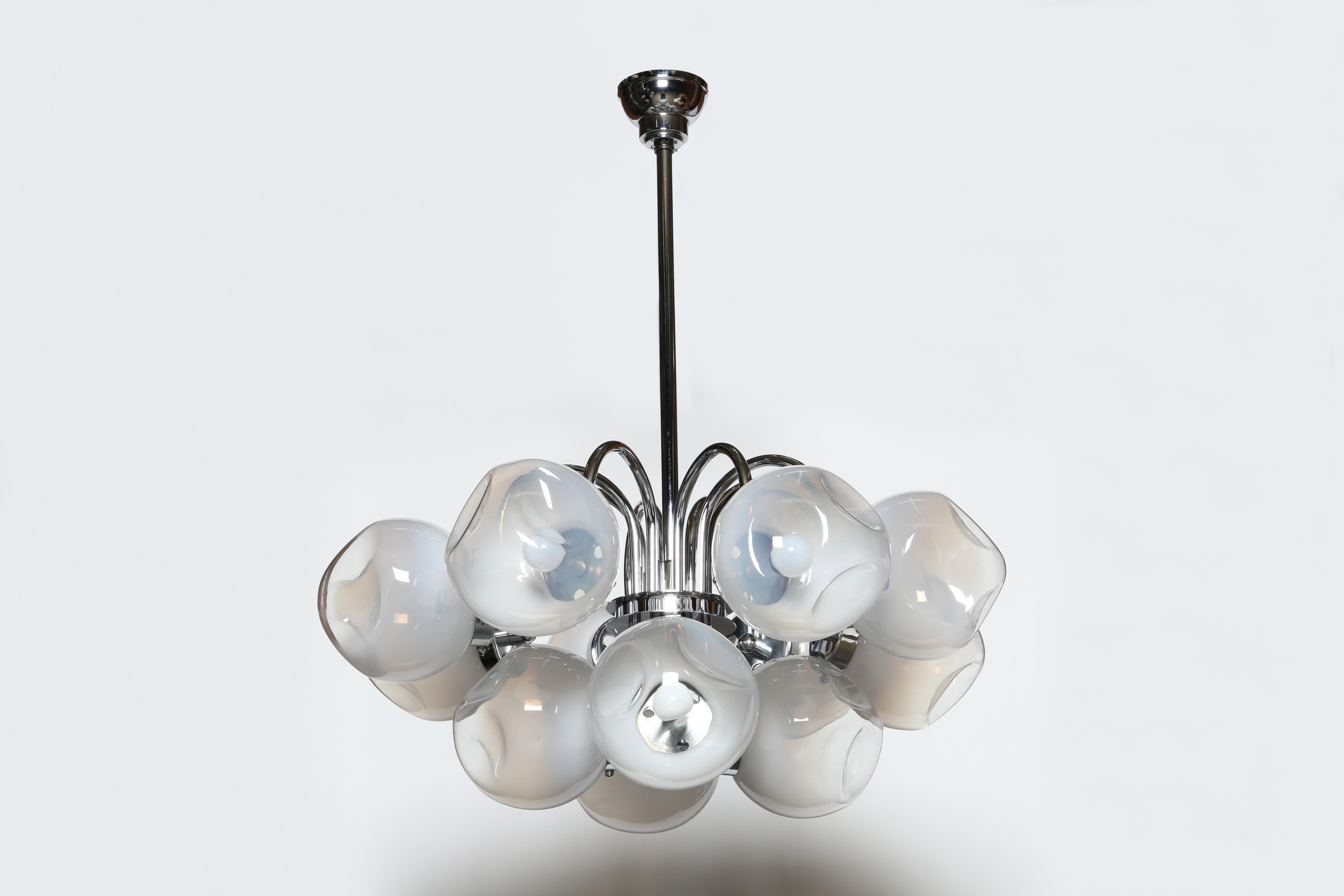 Lámpara de Murano Carlo Nason, Italia circa 1960s mediados del siglo XX en venta