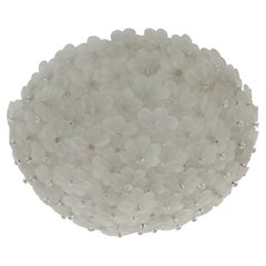 Plafonnier encastré de Murano par Seguso, Italie, années 1960