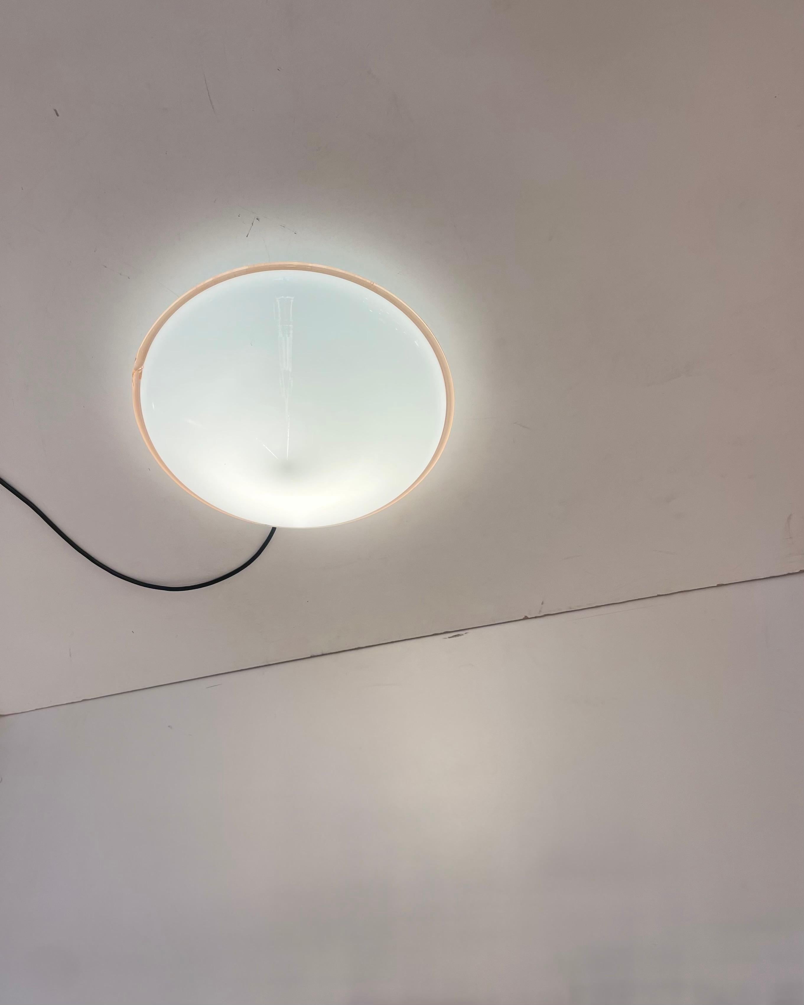 Space Age Murano Ceiling Lamp, 1970s For Sale