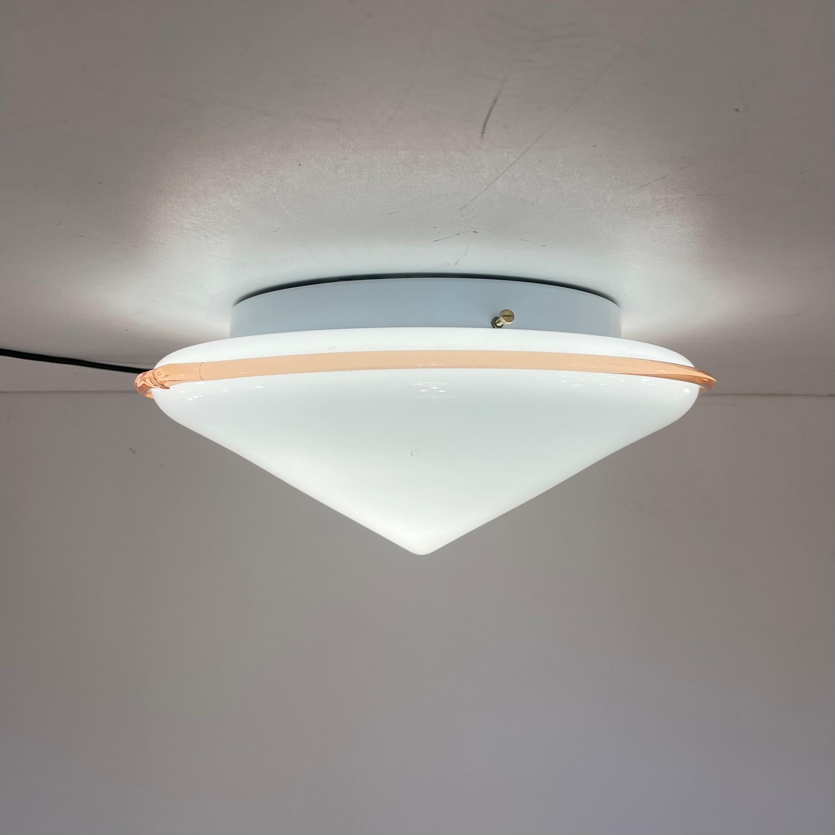 Italian Murano Ceiling Lamp, 1970s For Sale