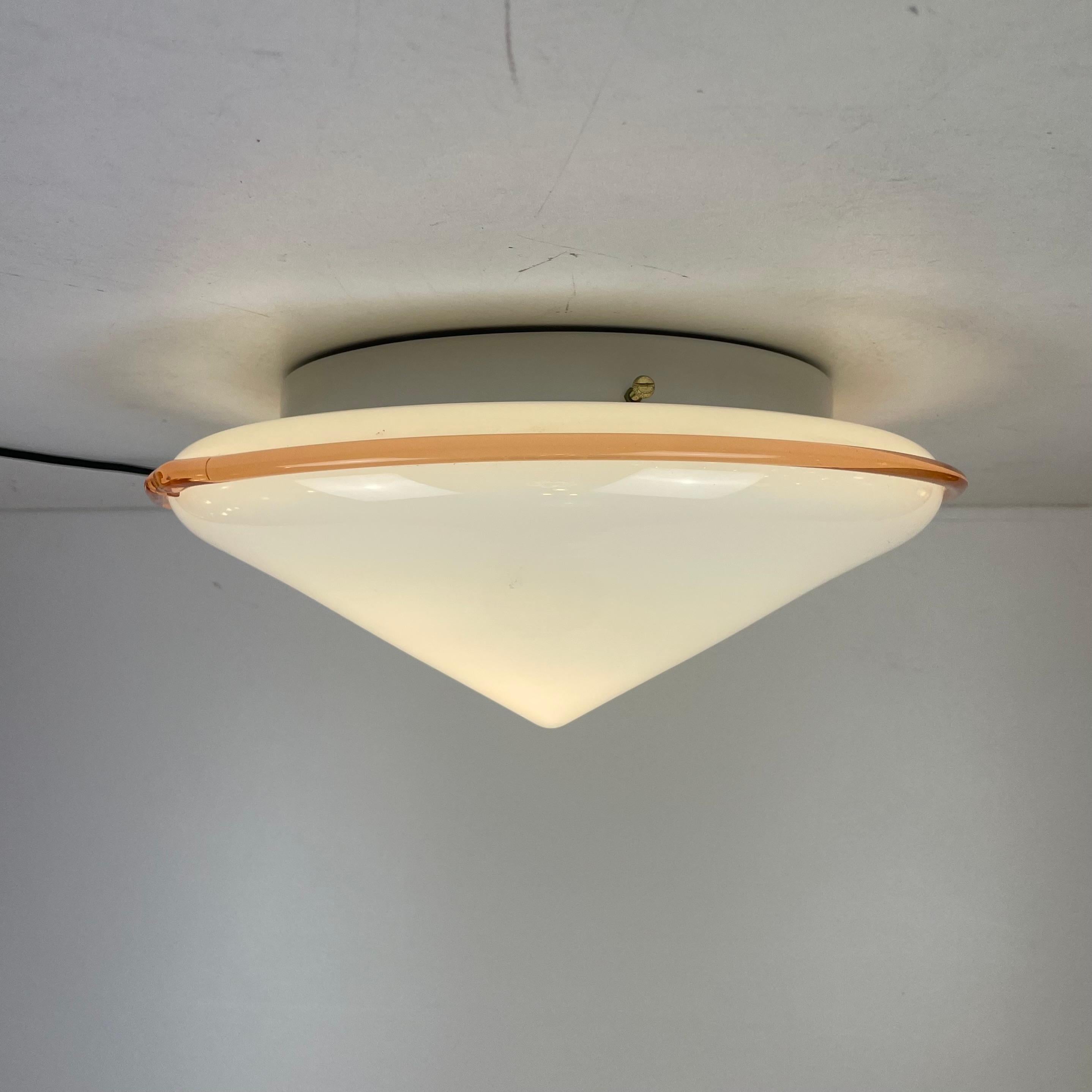 Late 20th Century Murano Ceiling Lamp, 1970s For Sale