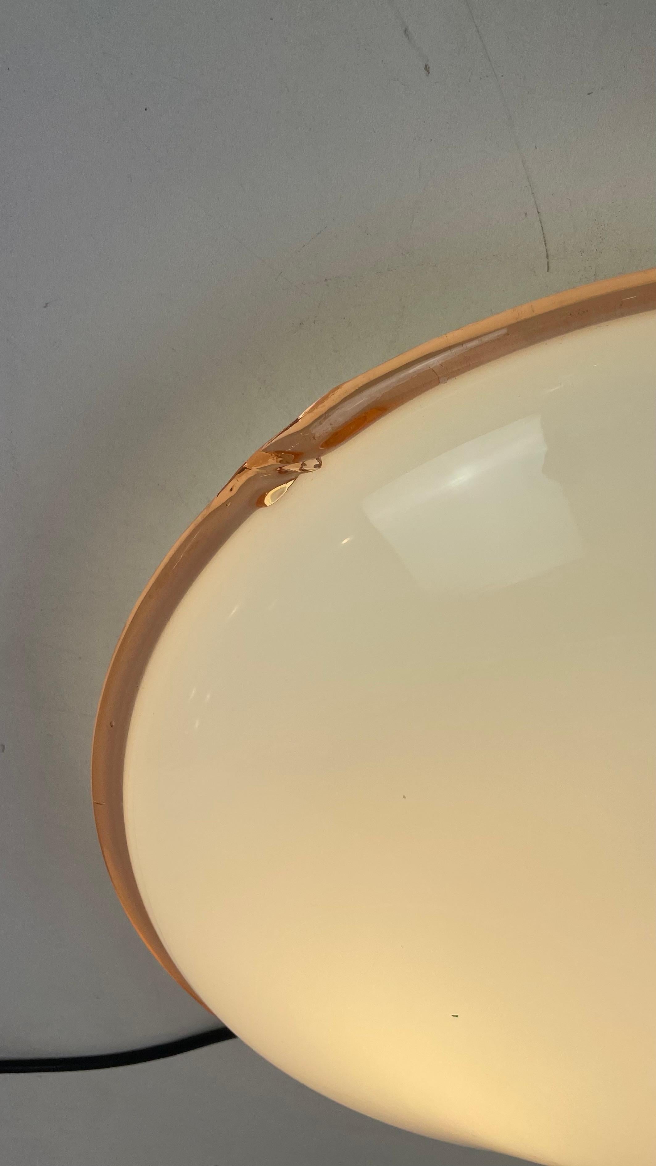 Glass Murano Ceiling Lamp, 1970s For Sale