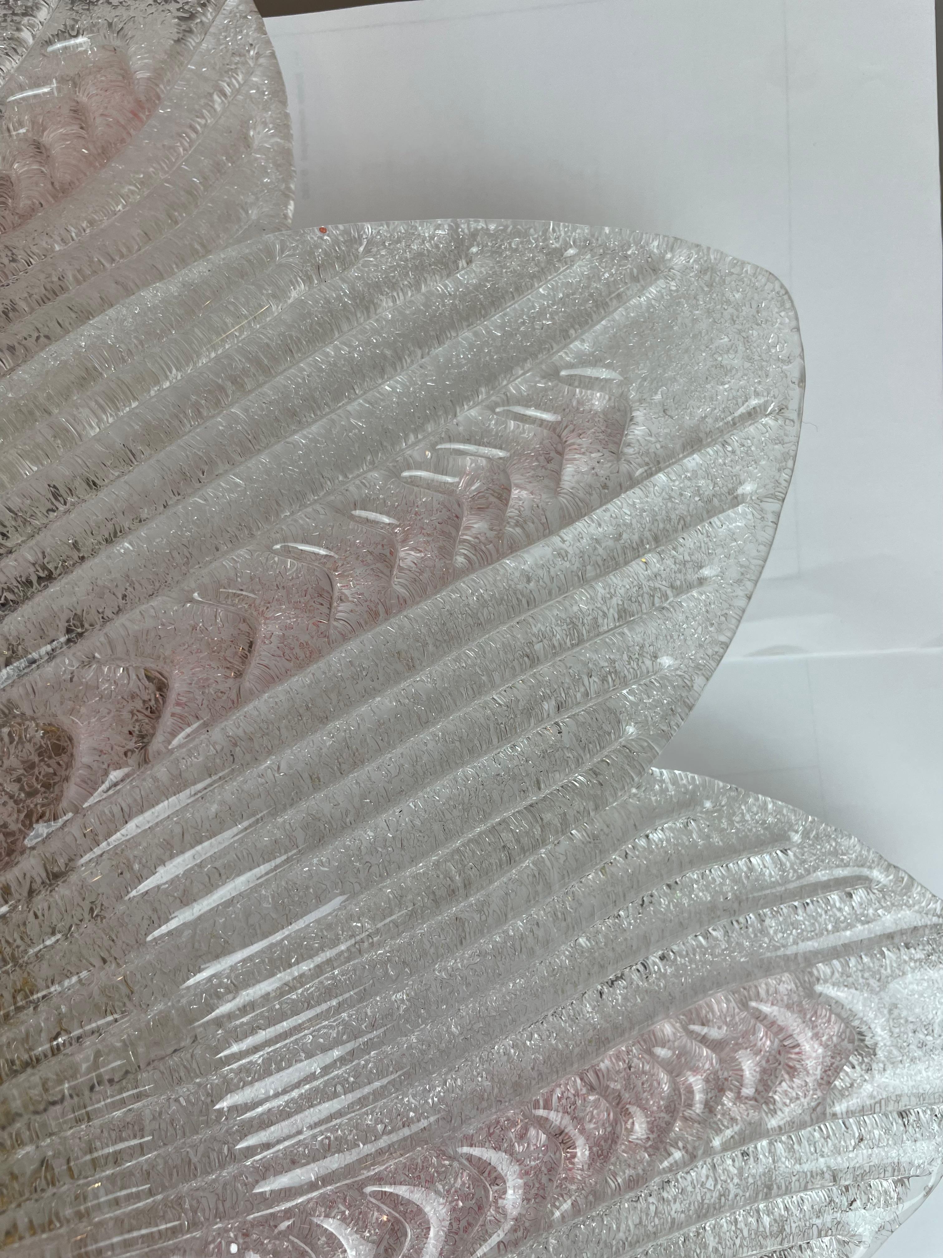 Plafonnier de Murano dans le style de Novaresi, années 1980 en vente 9