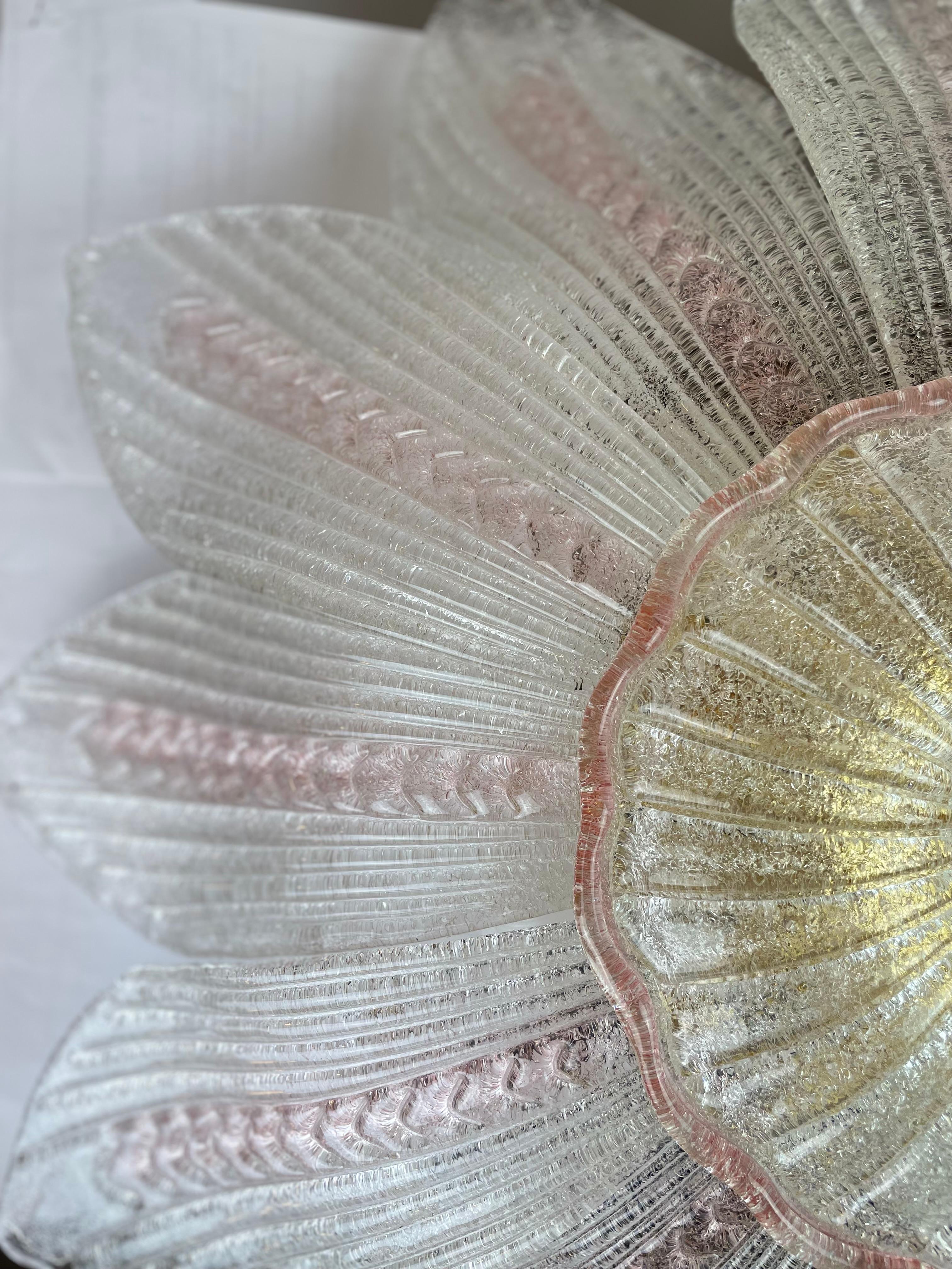 Plafonnier de Murano dans le style de Novaresi, années 1980 en vente 10