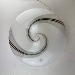 Murano Ceiling Lamp Tagliapietra’s Style, Italy, 1980s