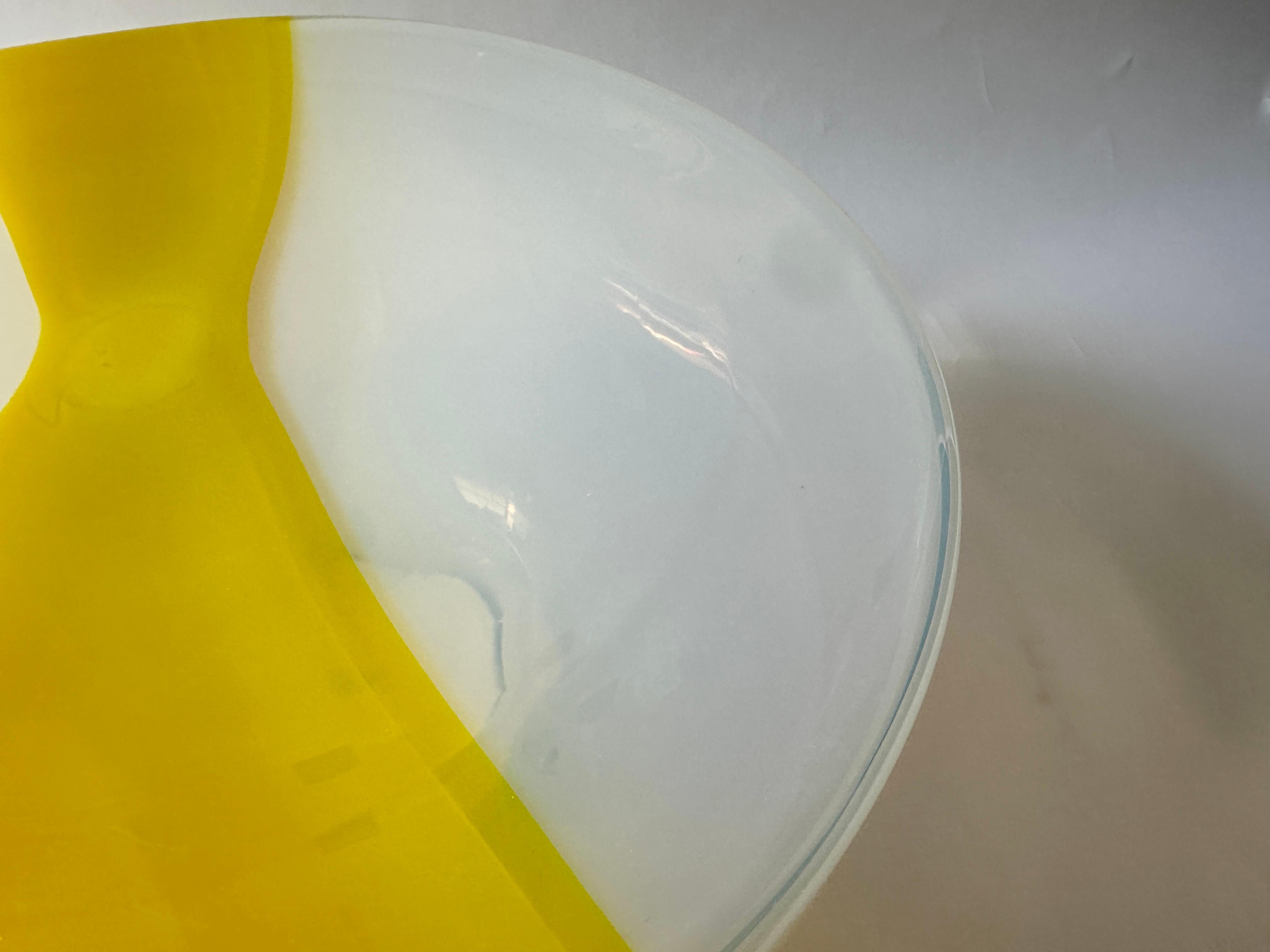 Plafoniera di Murano di Roberto Pamio per Leucos, Italia anni '70 in vendita 3