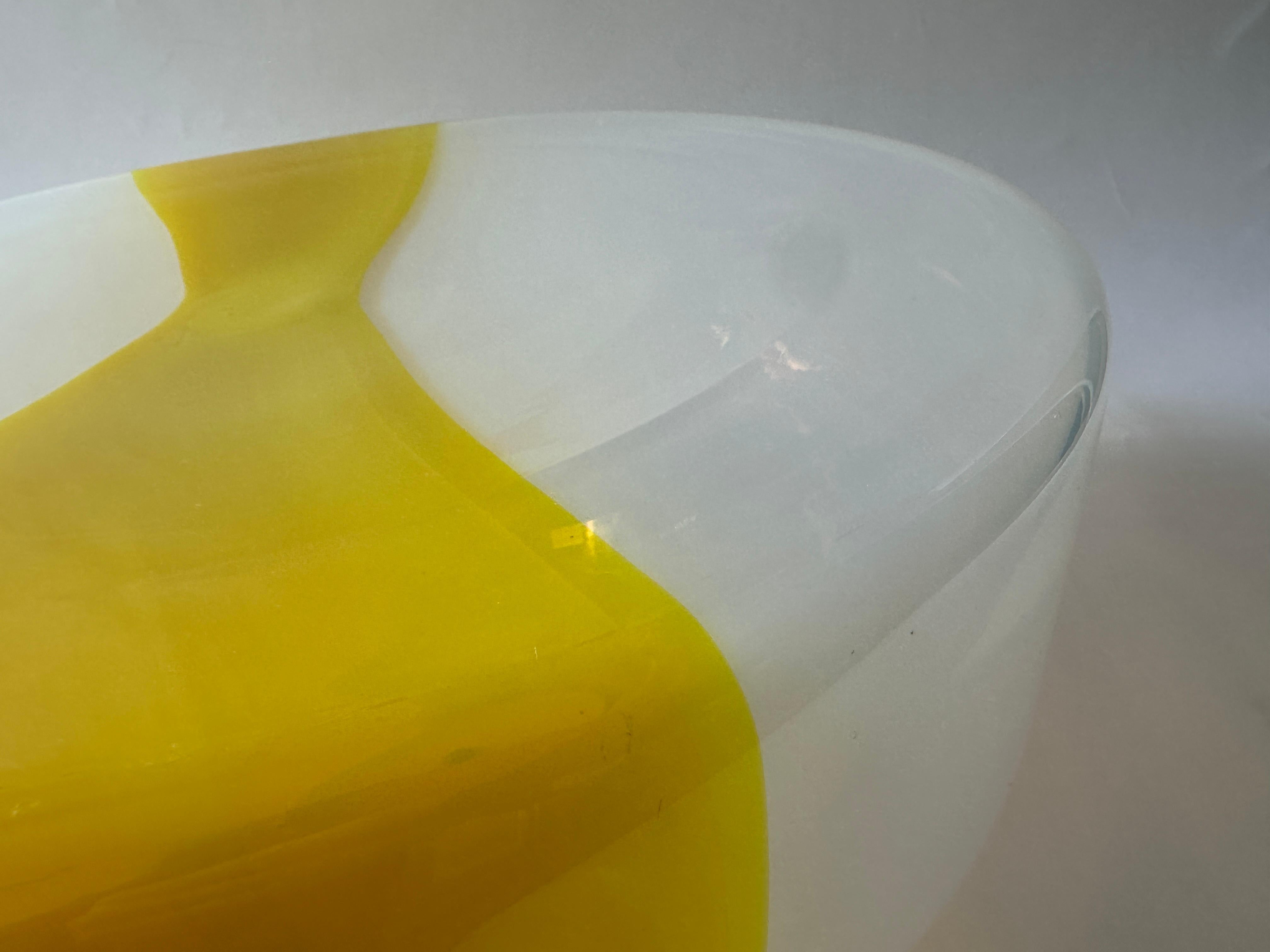 Plafoniera di Murano di Roberto Pamio per Leucos, Italia anni '70 in vendita 2