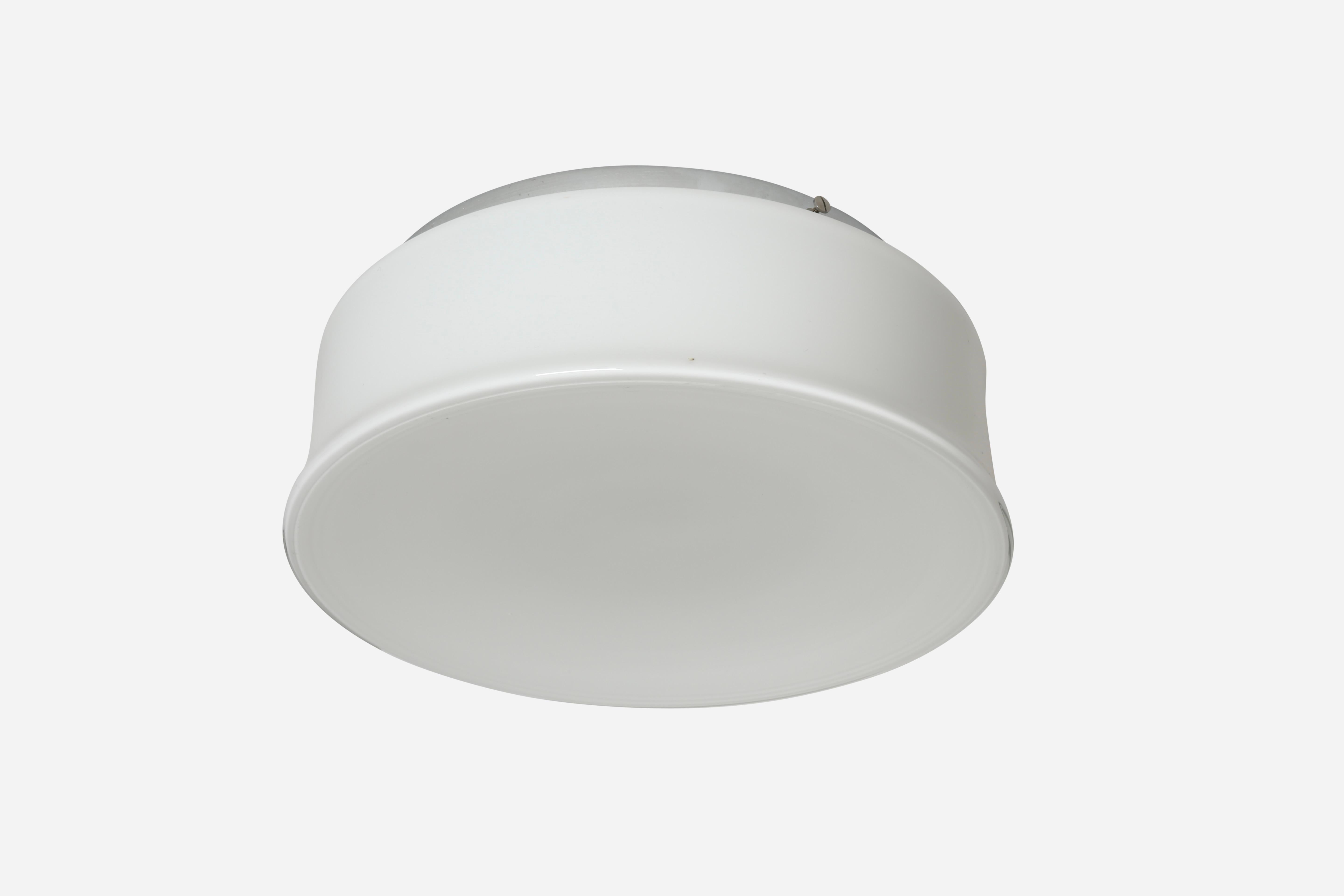 Metal Murano ceiling light by Vistosi, Italy circa 1960s For Sale