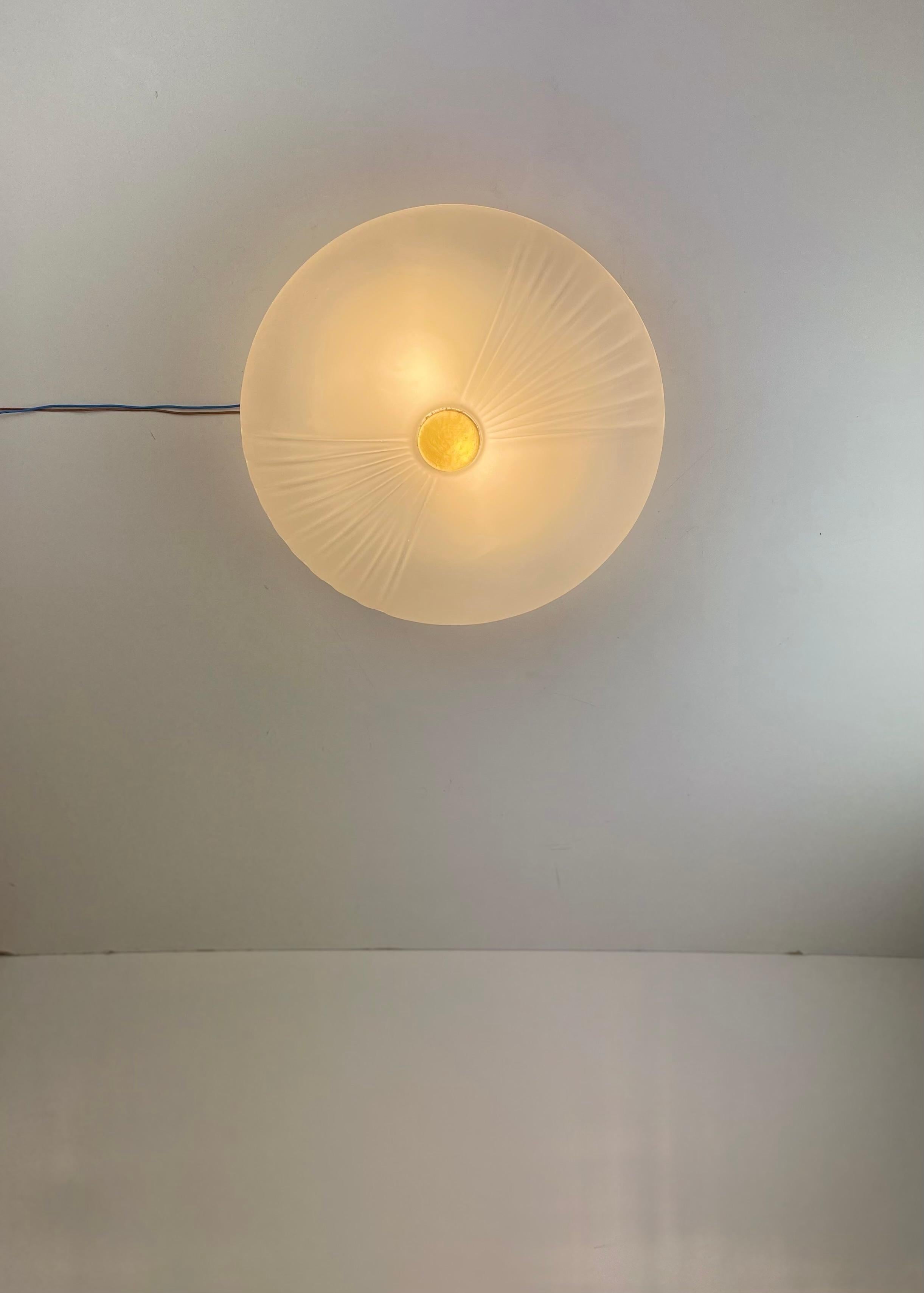 Lampada da soffitto o da parete di Murano, anni '80 in vendita 4