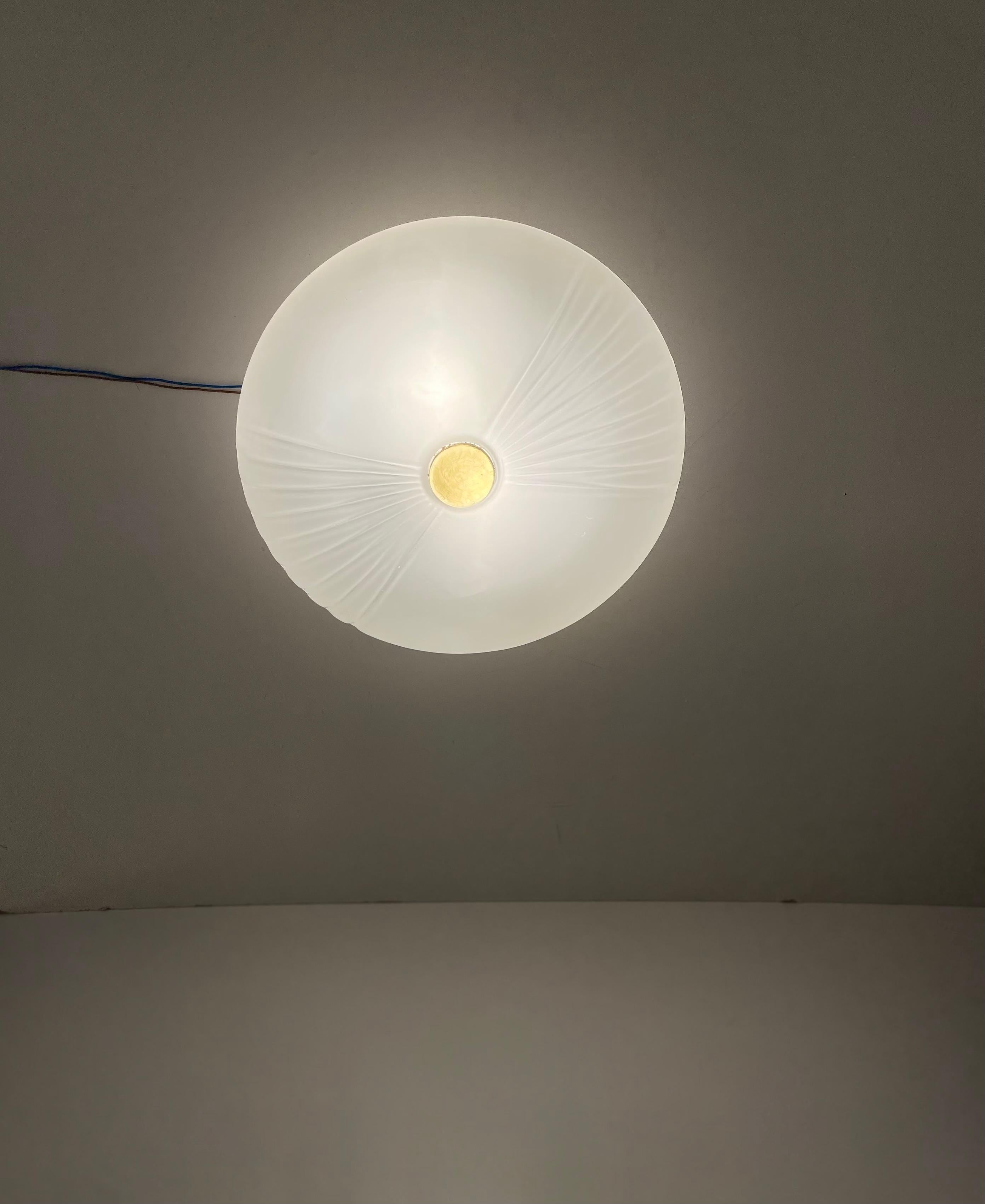 Lampada da soffitto o da parete di Murano, anni '80 in vendita 5