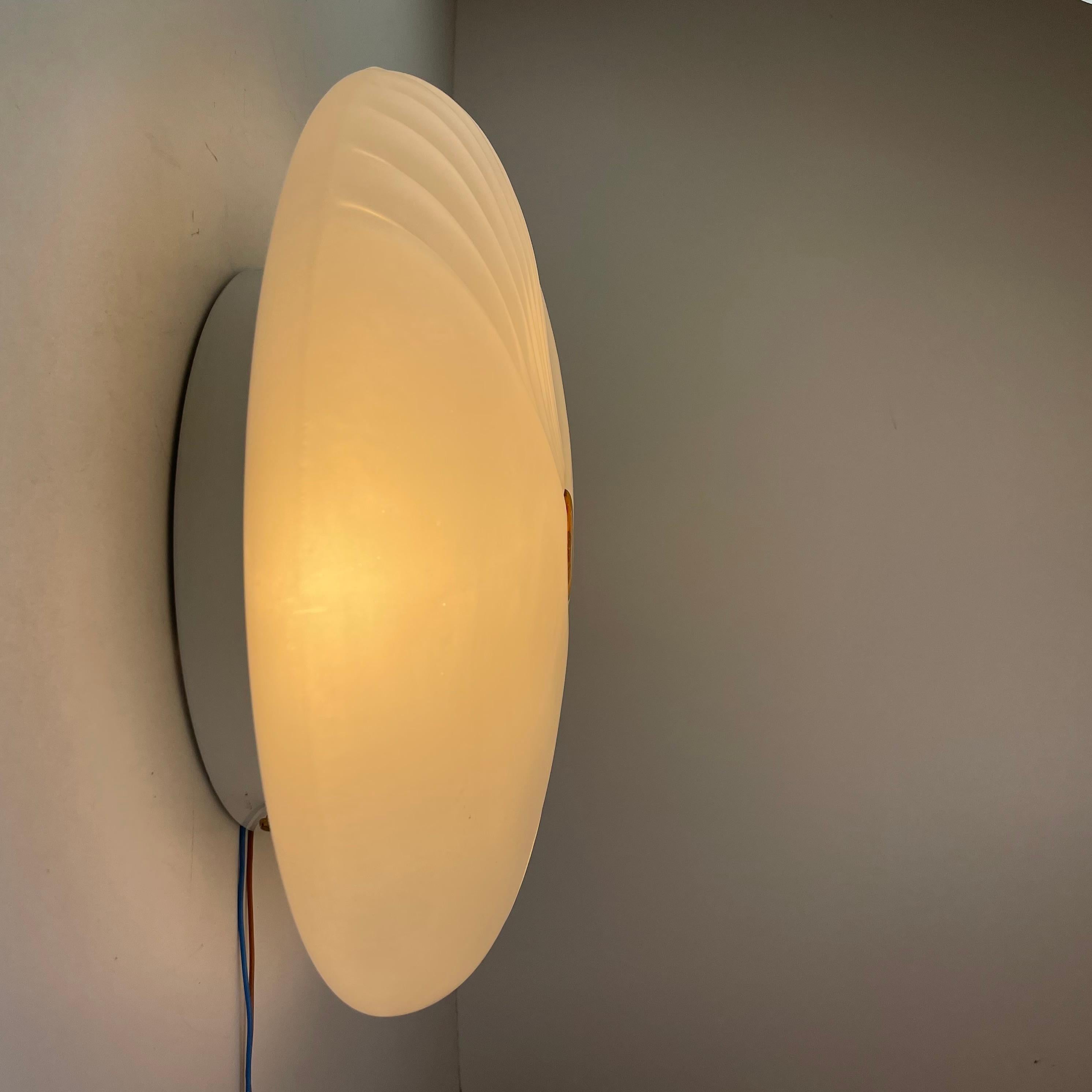 Lampada da soffitto o da parete di Murano, anni '80 in vendita 8